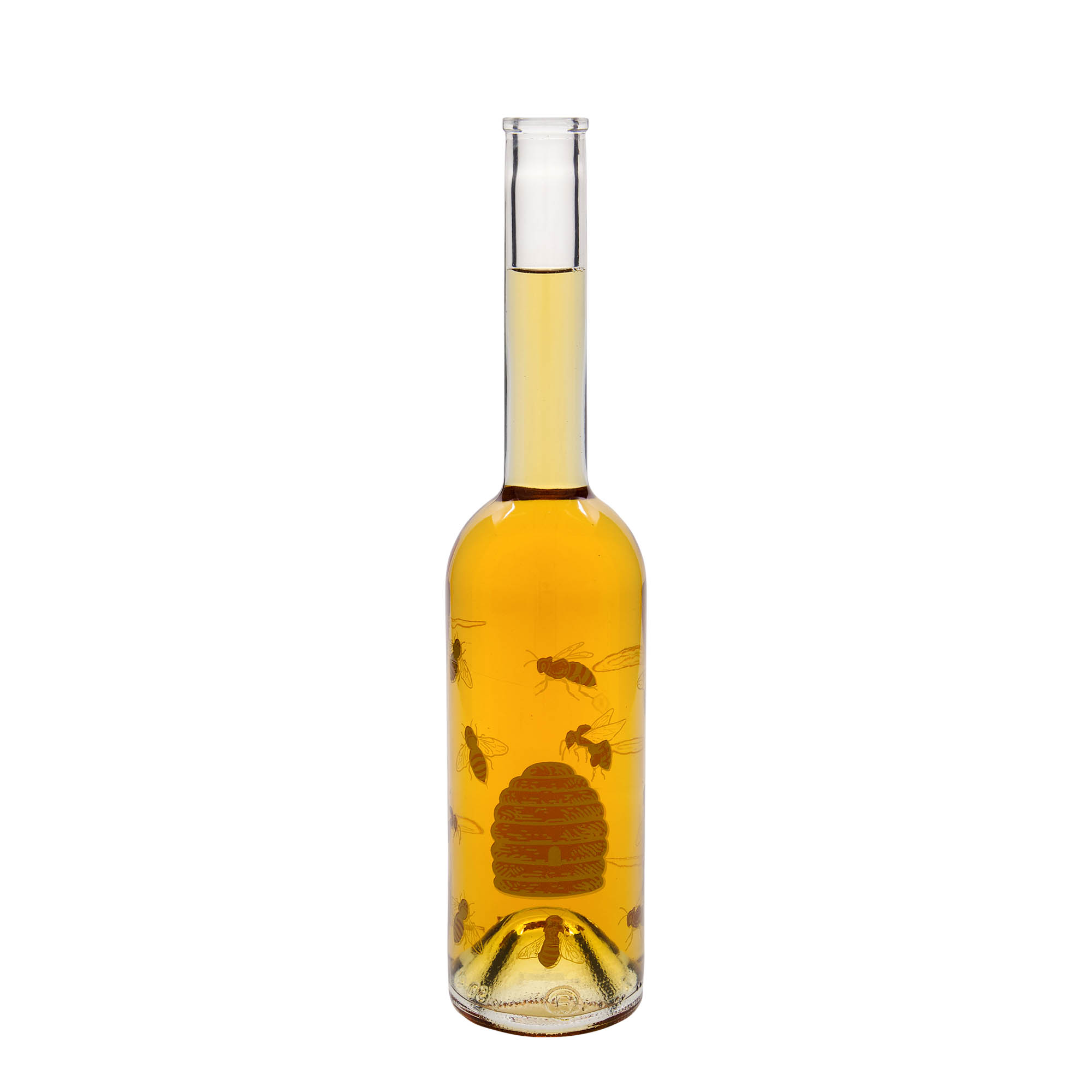 Shishe qelqi 500 ml 'Opera', motiv: Bletë, gojë: korek