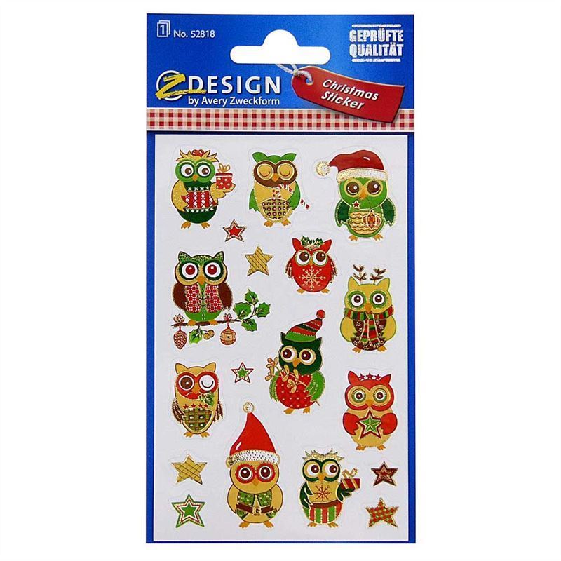 Zweckform Stickers 'Ujku i Krishtlindjeve', letër, shumëngjyrësh Zweckform Stickers 'Ujku i Krishtlindjeve', letër, shumëngjyrësh