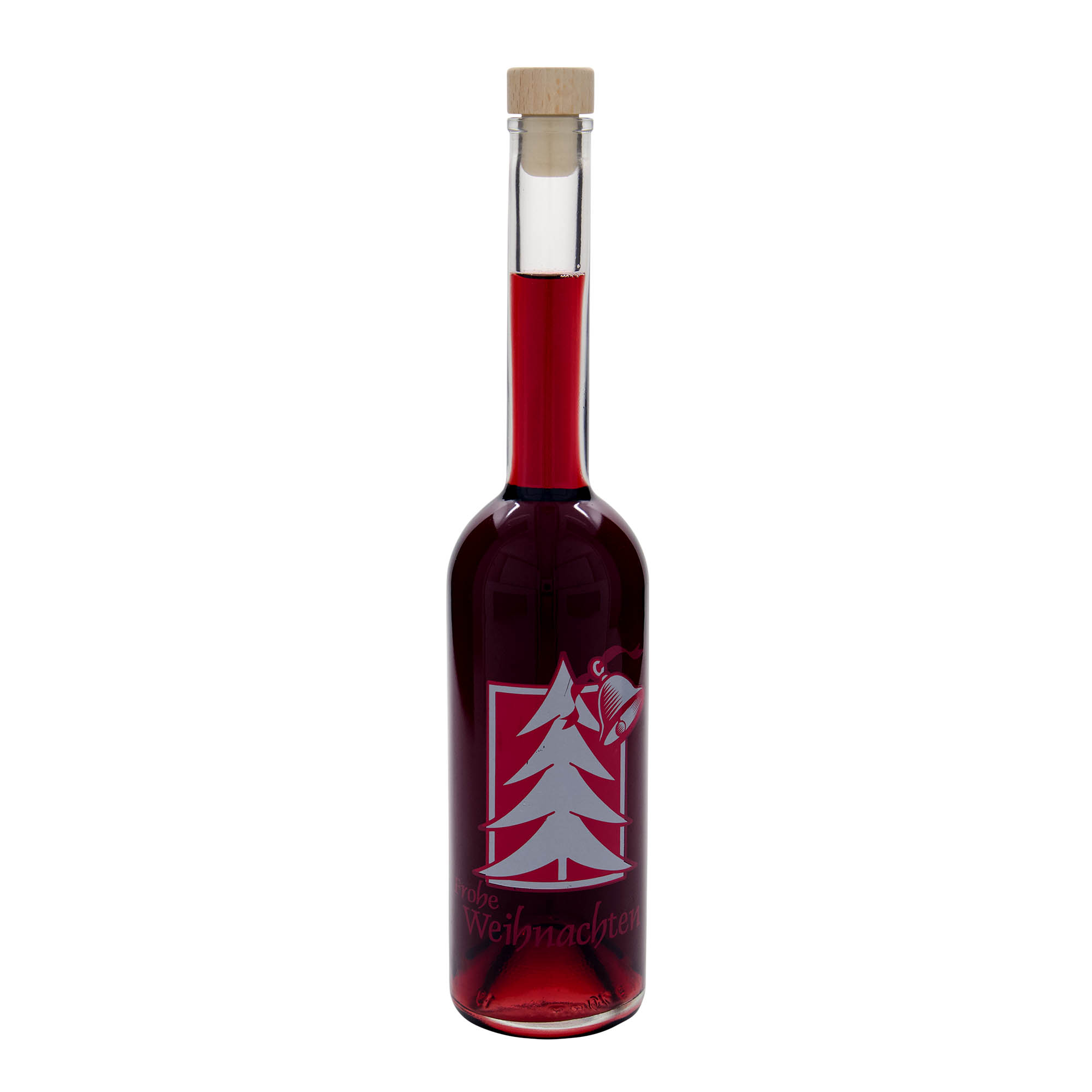 Shishe qelqi 500 ml 'Opera', motiv: Urim për Krishtlindje, gojë: Kork Shishe qelqi 500 ml 'Opera', motiv: Urim për Krishtlindje, gojë: Kork