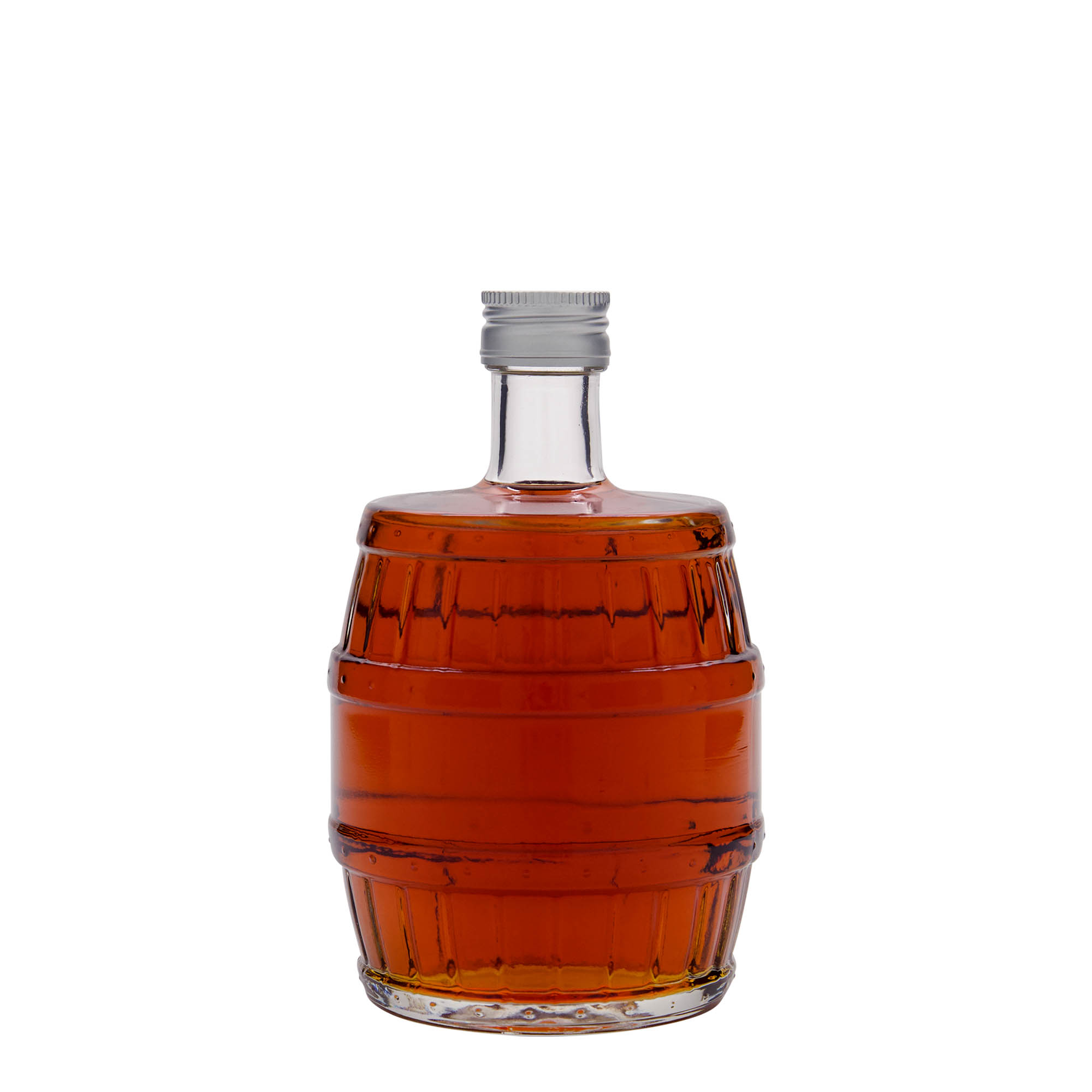 Shishe qelqi 500 ml 'Fass', gojë: PP 28 Shishe qelqi 500 ml 'Fass', gojë: PP 28
