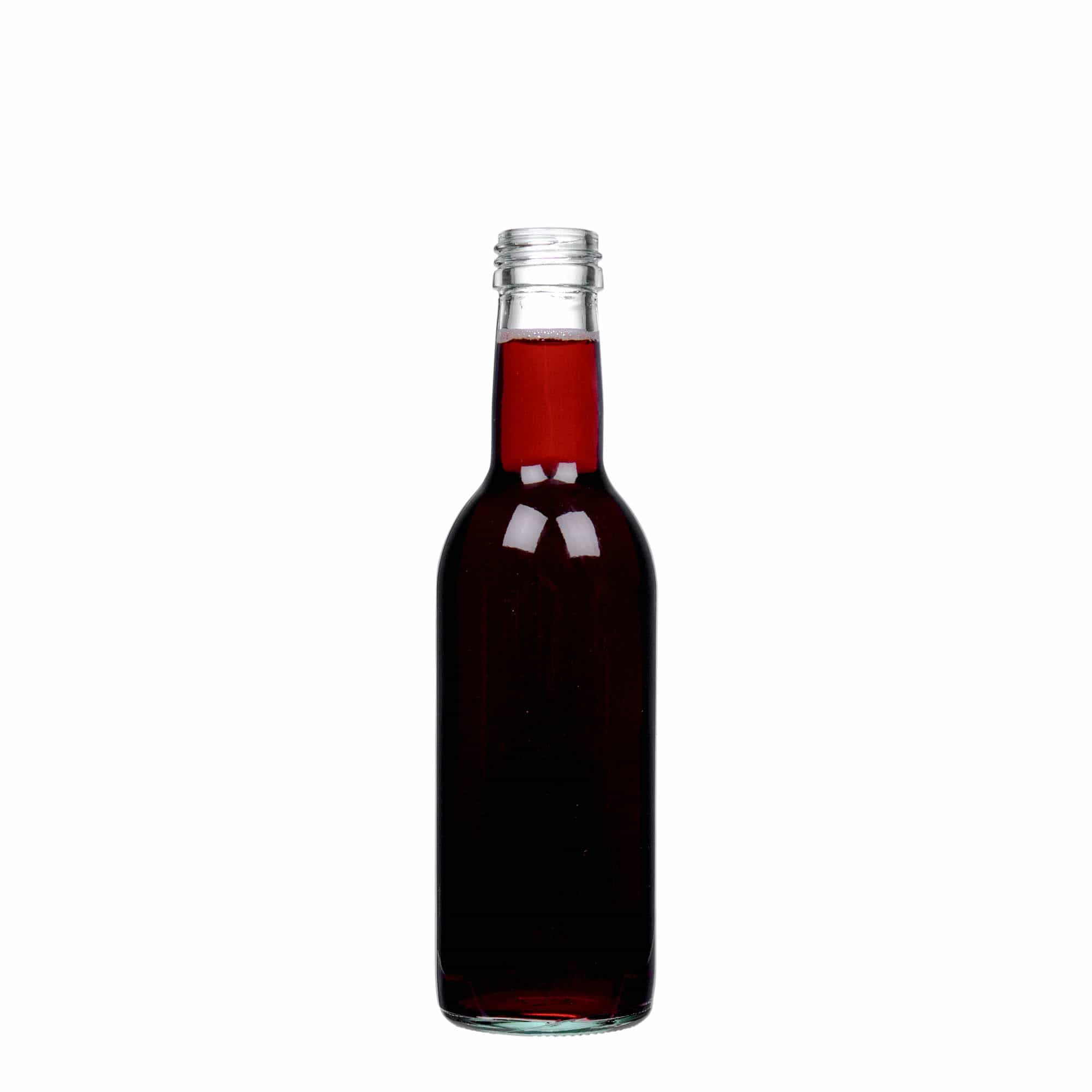 Shishe qelqi 250 ml 'Bordeaux', gojë: PP 28 Shishe qelqi 250 ml 'Bordeaux', gojë: PP 28