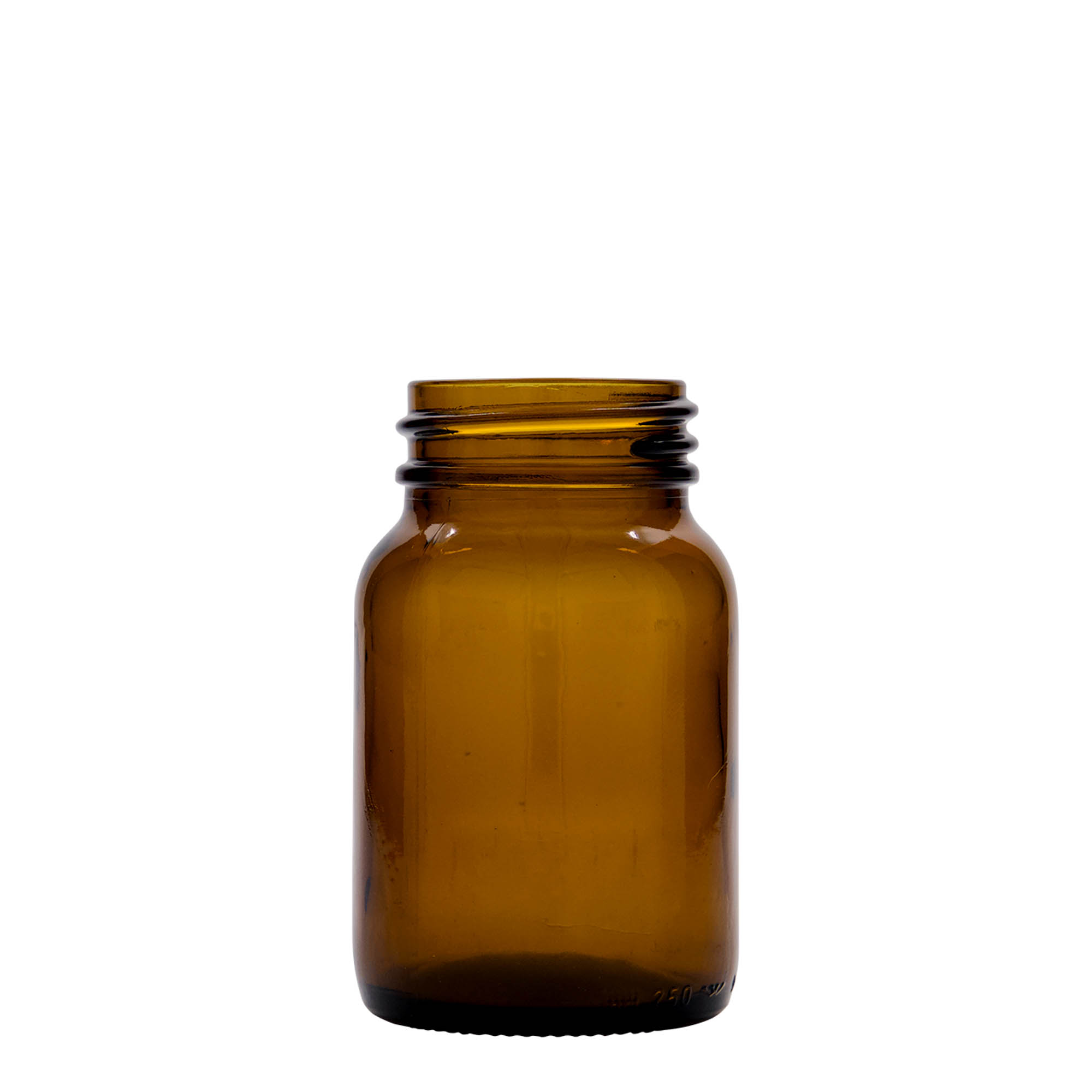 250 ml gotë me qafë të gjerë, kafe, hapje: DIN 55 250 ml gotë me qafë të gjerë, kafe, hapje: DIN 55