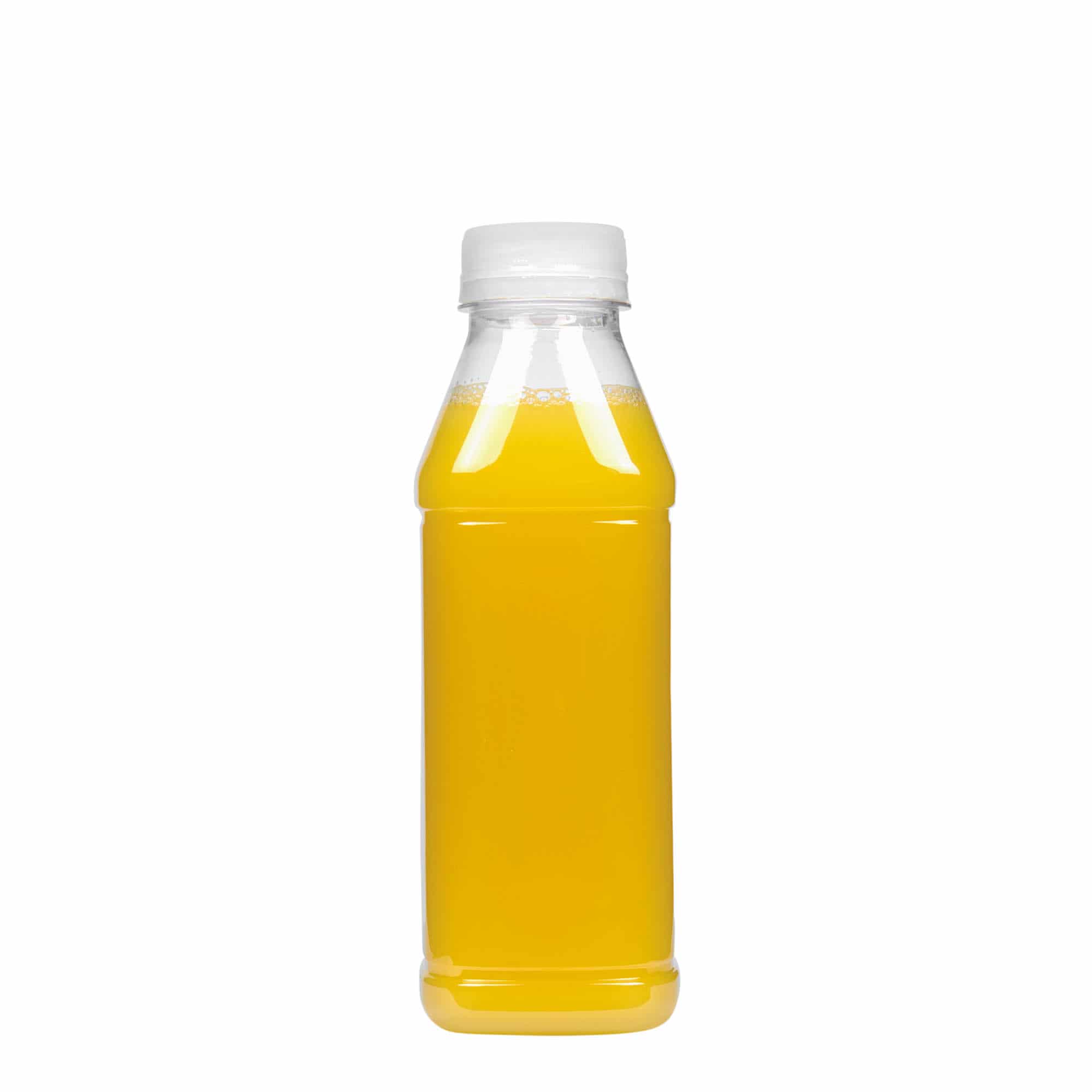 Shishe PET 500 ml 'Milk and Juice Carré', katrore, plastikë, gojë: 38 mm