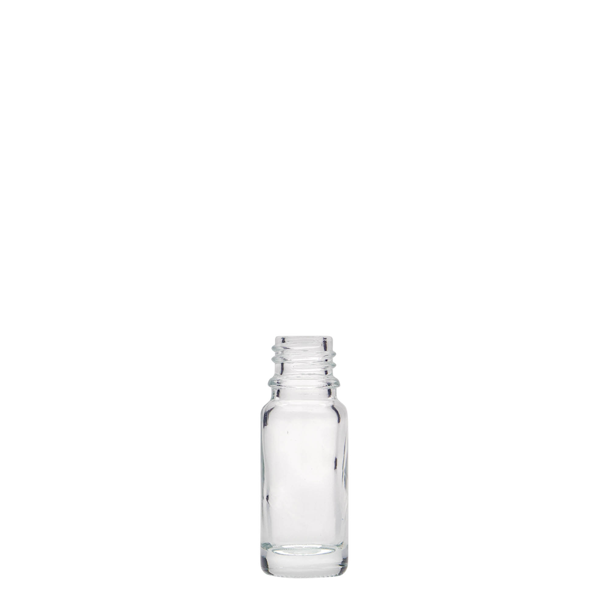 10 ml shishe mjekësore, qelq, gojëz: DIN 18 10 ml shishe mjekësore, qelq, gojëz: DIN 18