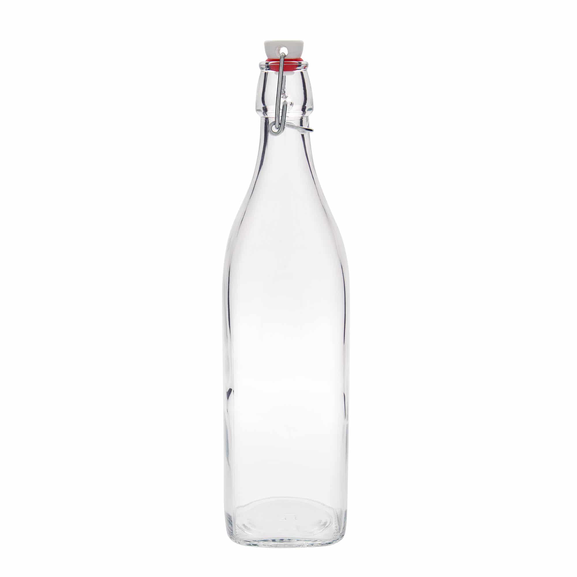 1.000 ml shishe qelqi 'Swing, katrore, gojë: mbyllje me kapëse