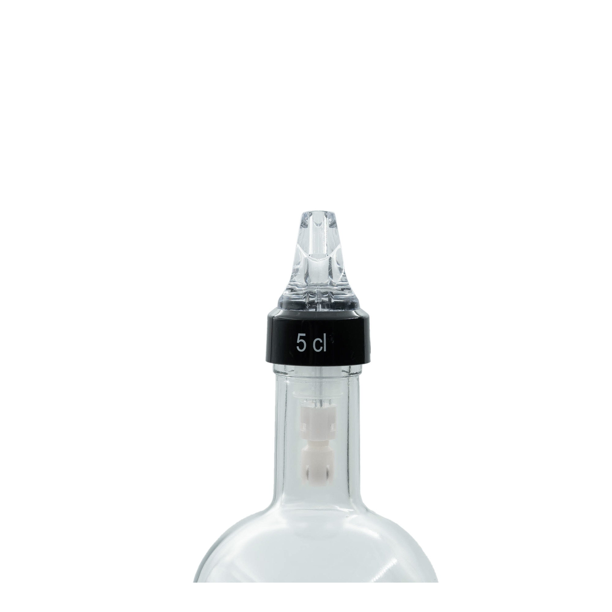 Dosier derdhës 'Auto Pour' 5 cl, plastik PE, i qartë Dosier derdhës 'Auto Pour' 5 cl, plastik PE, i qartë