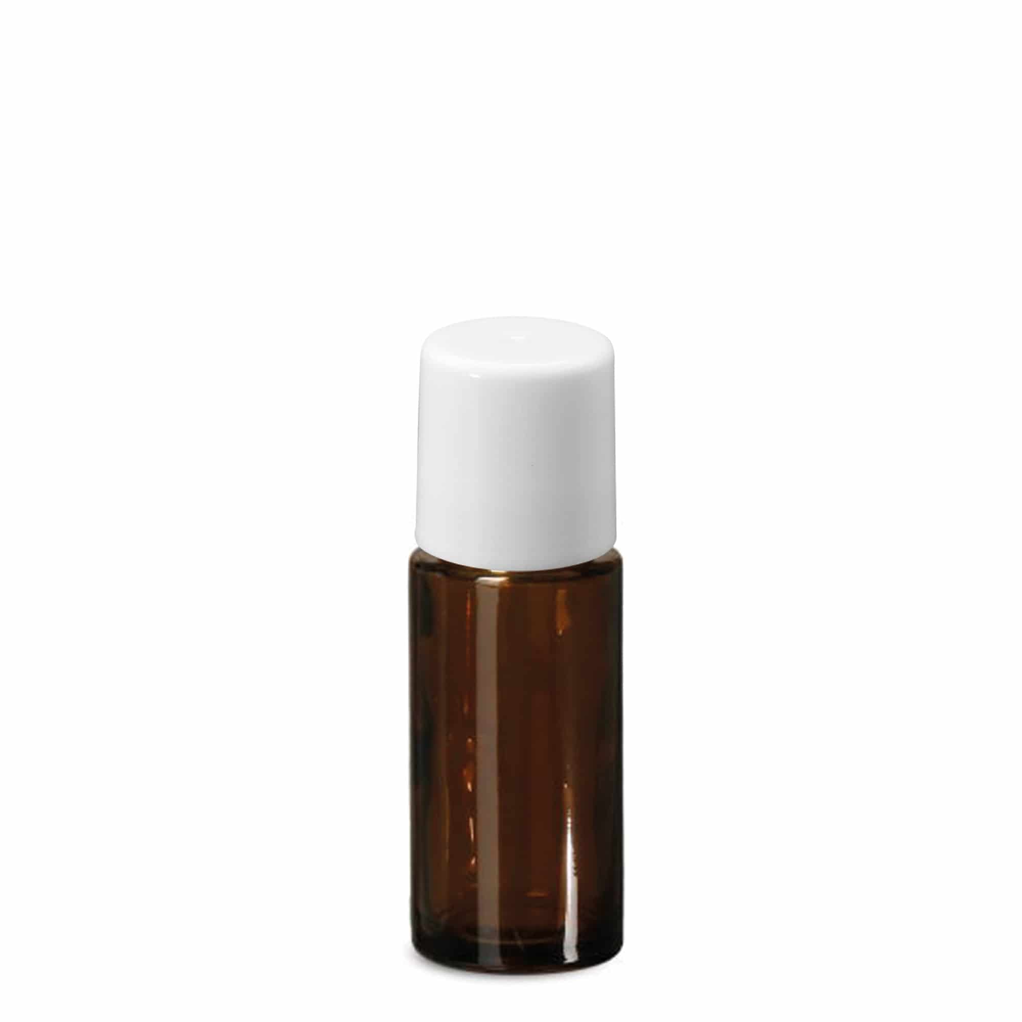 Shishe roll-on 50 ml, xham, kafe, hunda: kapak me vida