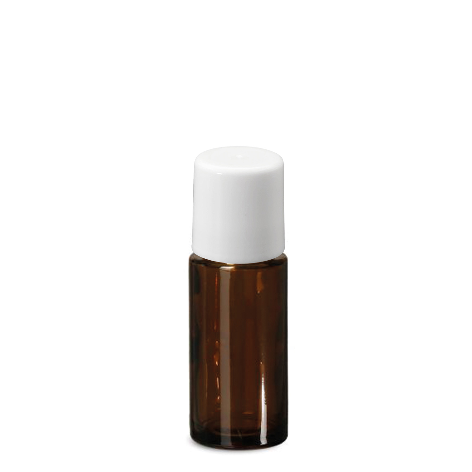 Shishe roll-on 50 ml, xham, kafe, hunda: kapak me vida Shishe roll-on 50 ml, xham, kafe, hunda: kapak me vida
