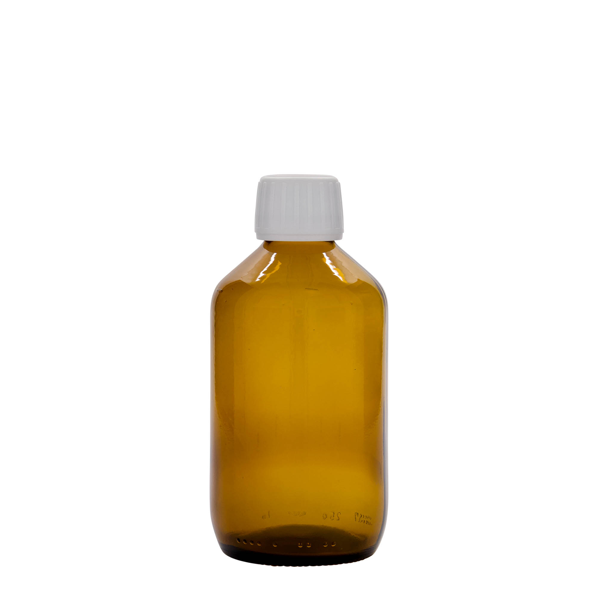 250 ml shishe mjekësore, kafe, qelq, gojë: PP 28 250 ml shishe mjekësore, kafe, qelq, gojë: PP 28