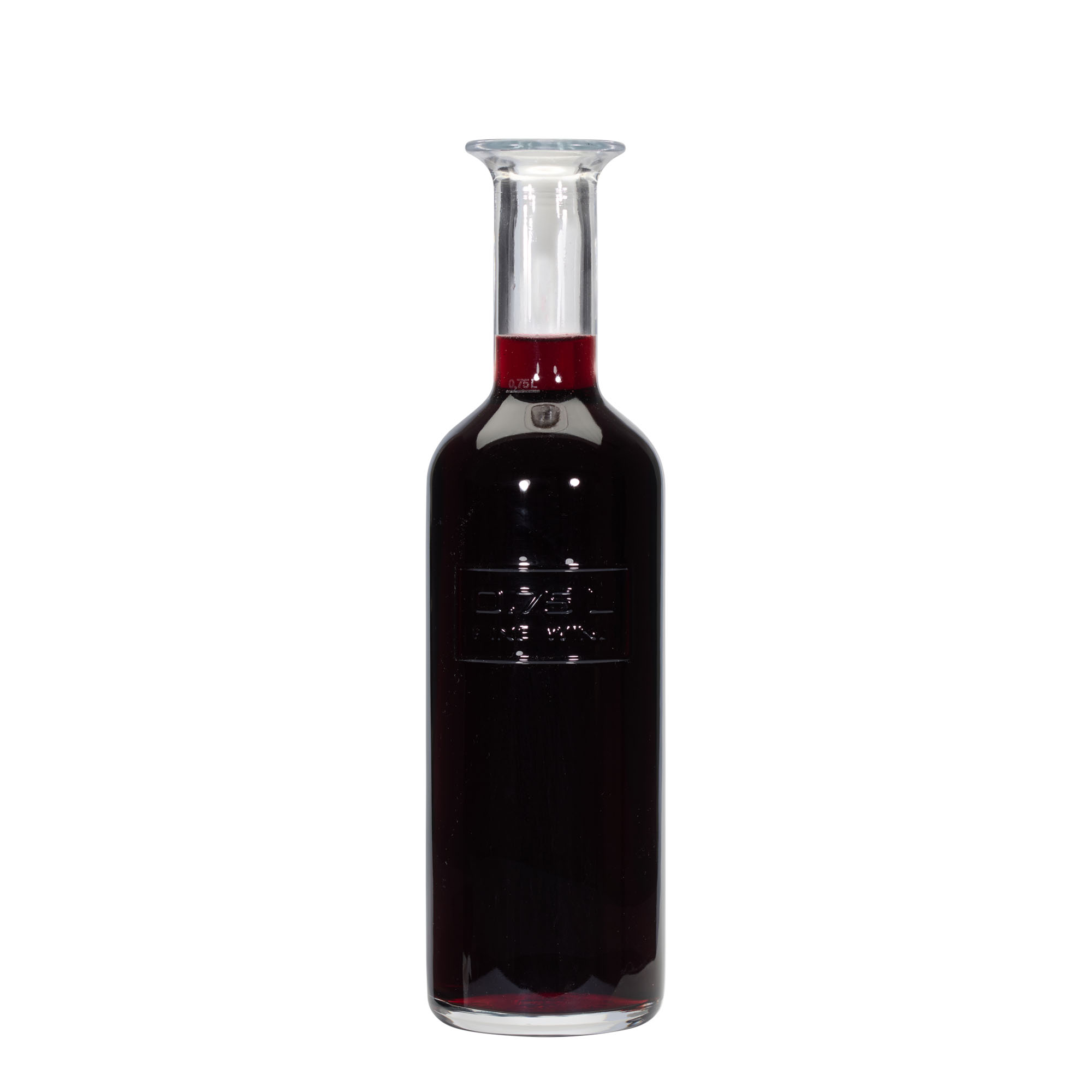 750 ml shishe qelqi 'Optima Fine Wine', goja: korek 750 ml shishe qelqi 'Optima Fine Wine', goja: korek