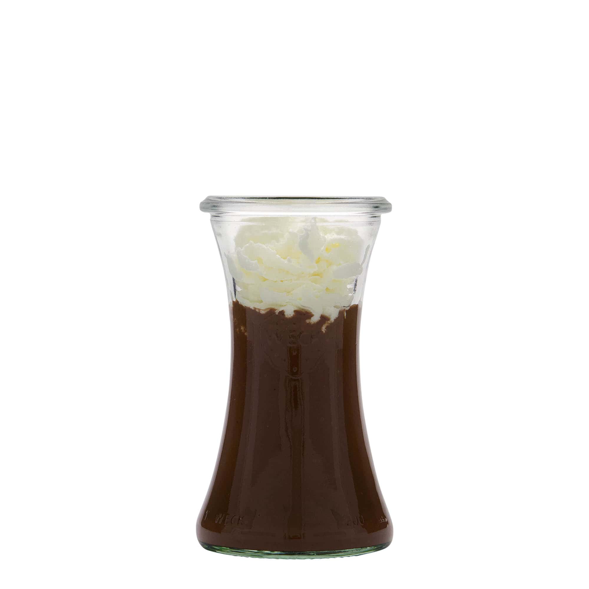 200 ml WECK-glas delikatesash, Hapur: Skaj i rrumbullakët