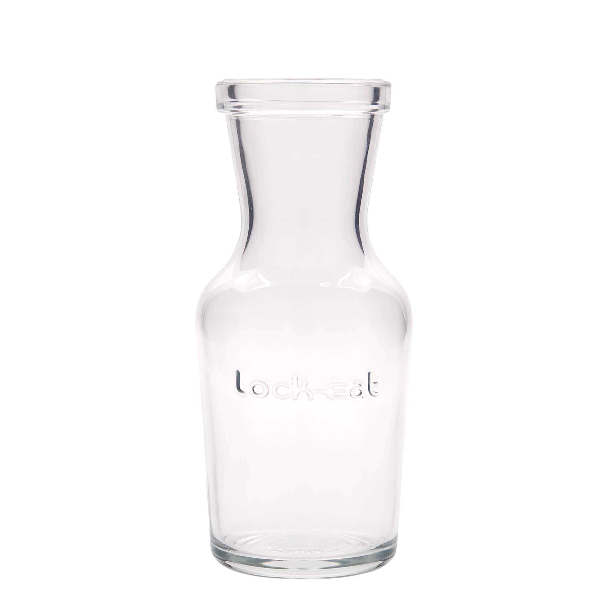 500 ml karafë qelqi 'Lock-Eat', hapja: mbyllje me kapëse teli