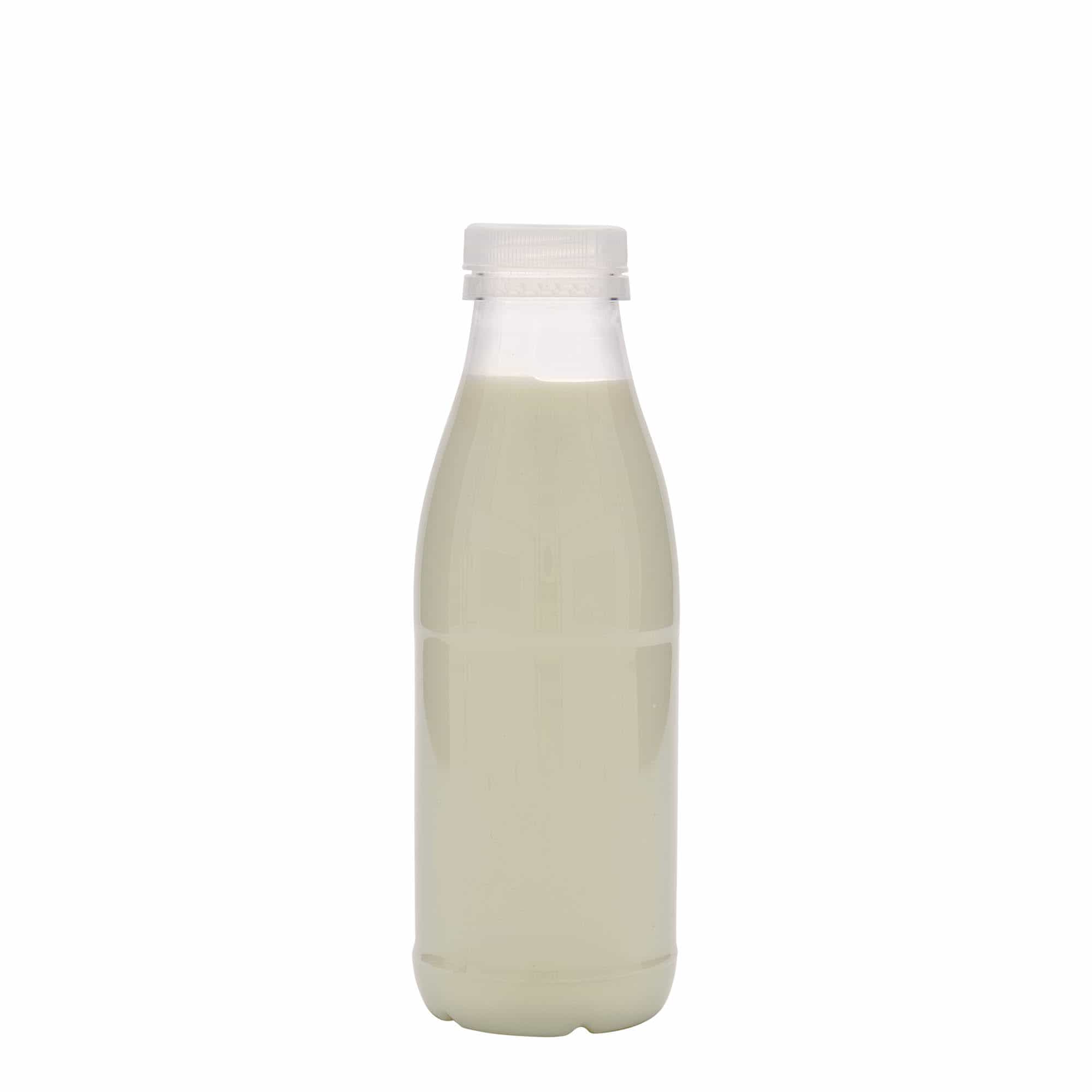 Shishe PET 500 ml 'Qumësht dhe Lëng', plastikë, hapje: 38 mm