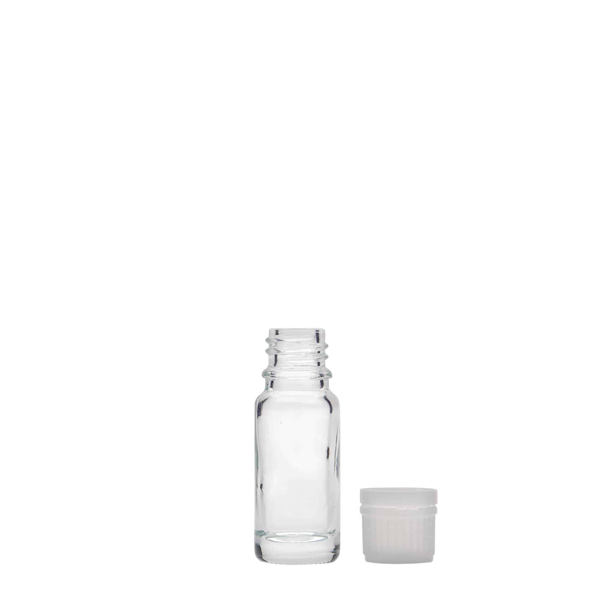 10 ml shishe mjekësore, qelq, gojëz: DIN 18
