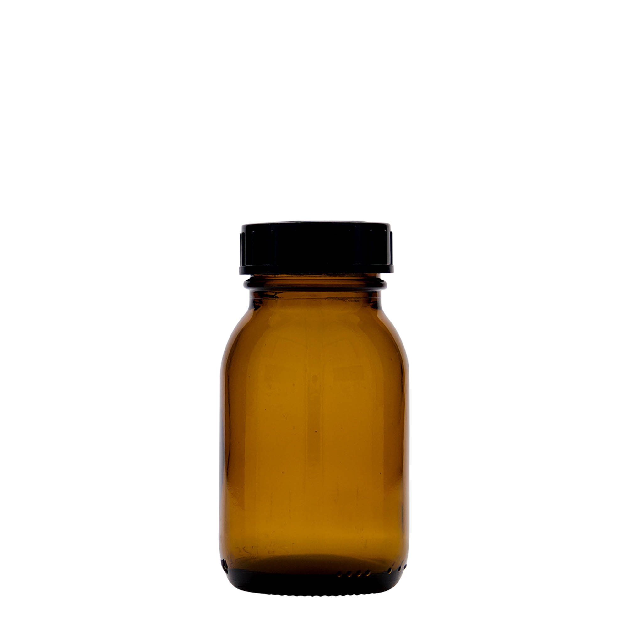 125 ml gotë me qafë të gjerë, kafe, hapja: DIN 40 125 ml gotë me qafë të gjerë, kafe, hapja: DIN 40