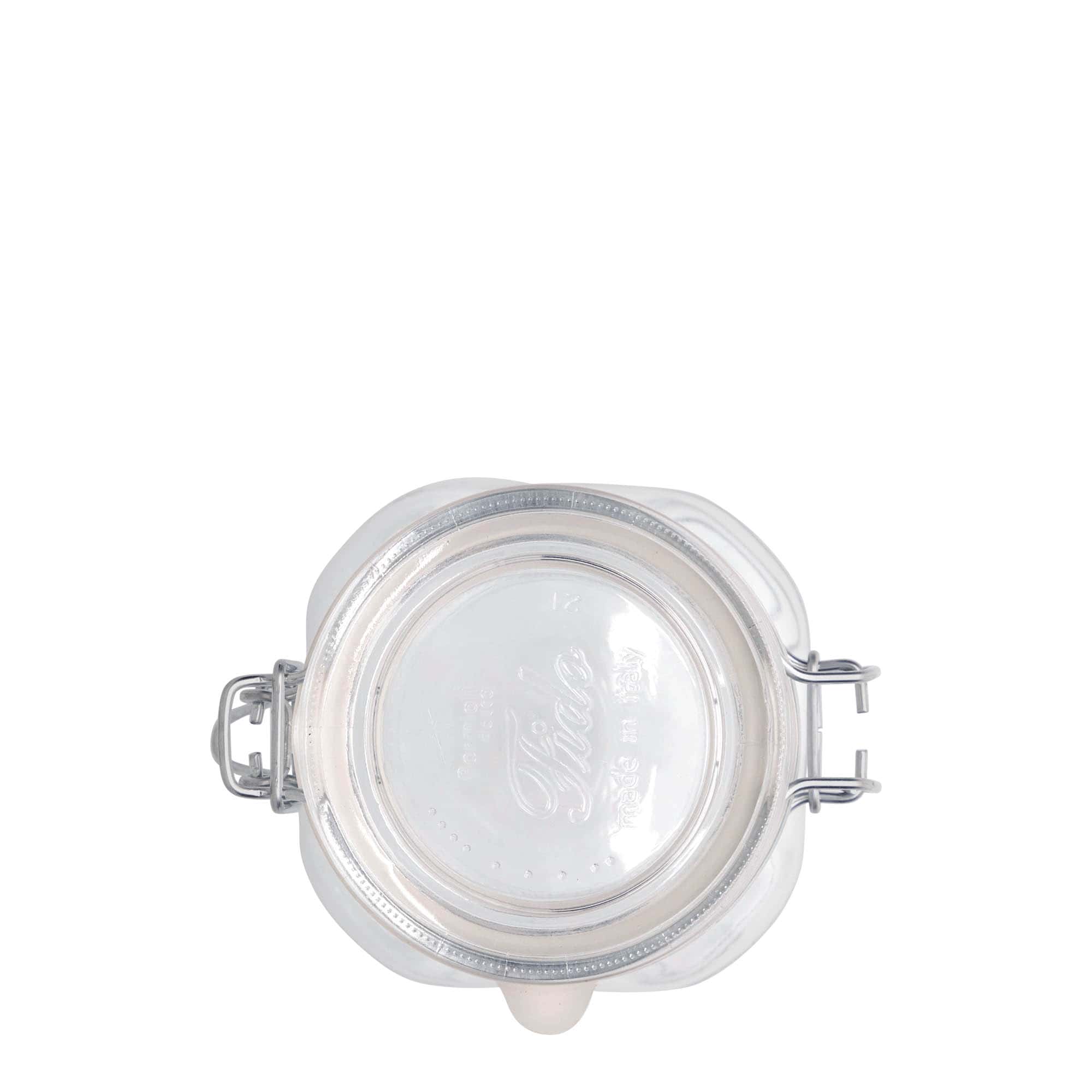 500 ml kavanoz me kapak me tel 'Fido', katror, hapje: mbyllje me kapak me tel