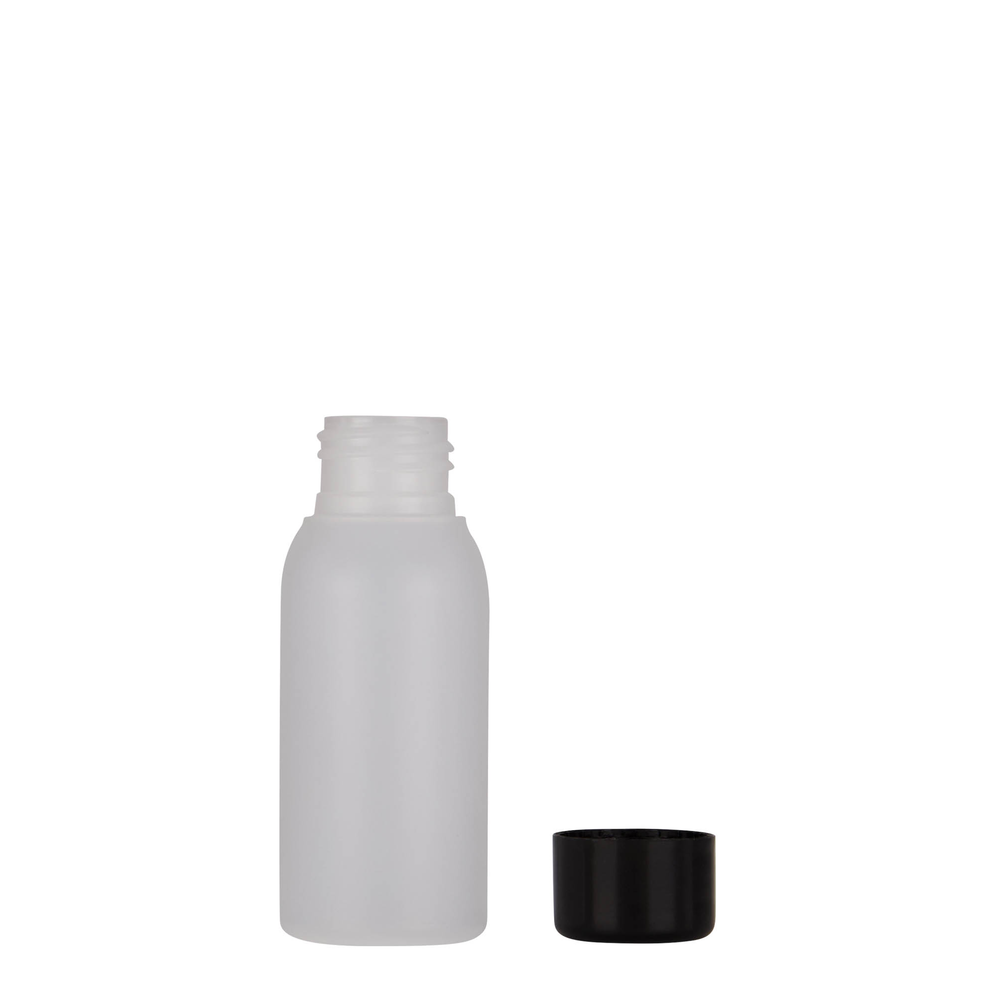 50 ml shishe plastike 'Tuffy', HDPE, natyrale, gojë: 24/410