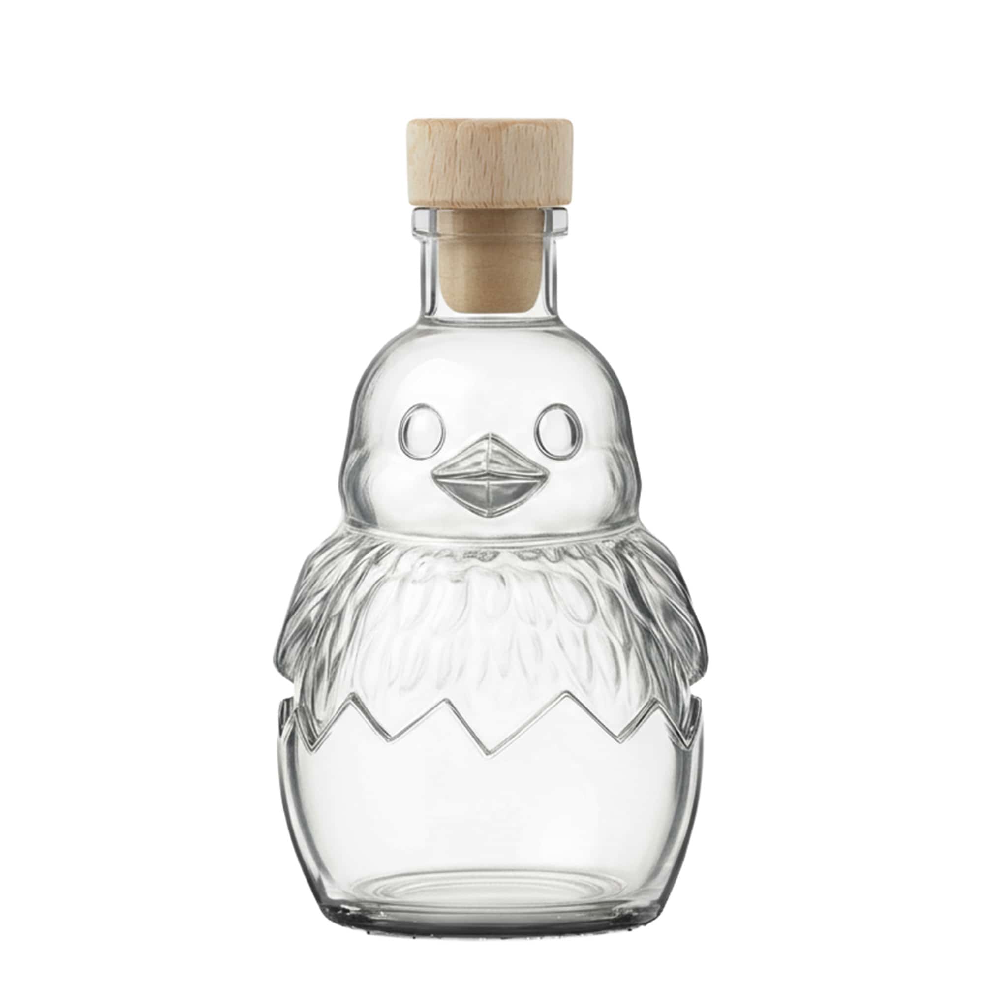 200 ml shishe qelqi 'Küken', goja: kork
