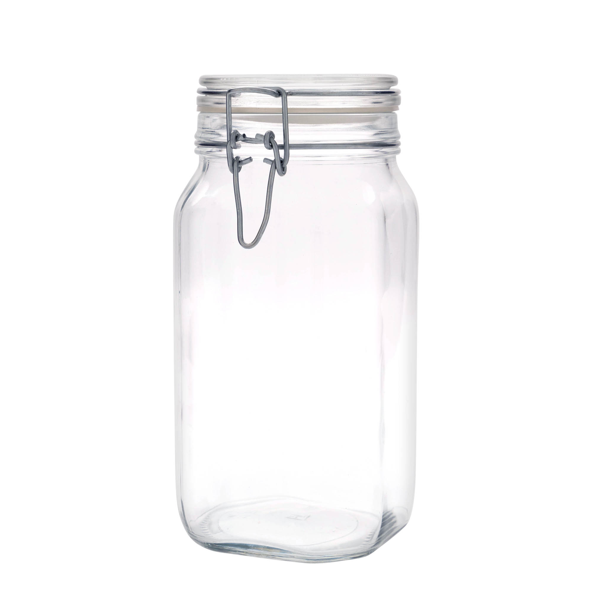 1.500 ml kavanoz me kapak me tel 'Fido', katror, hapje: mbyllje me kapak me tel