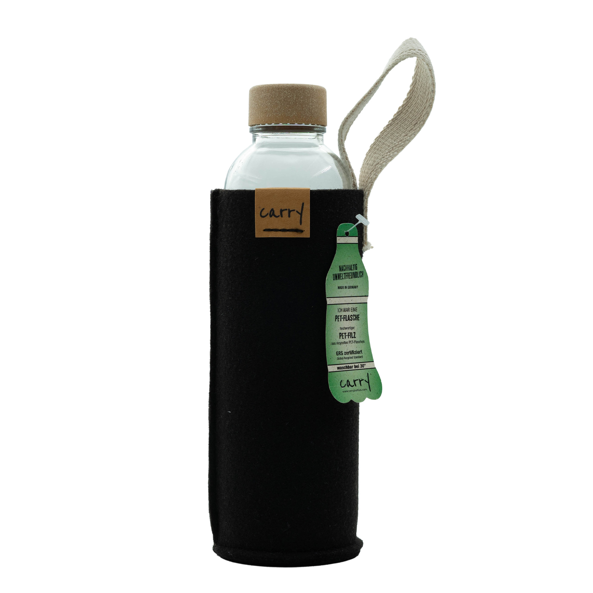 CARRY Mbështjellëse, tekstil, e zezë CARRY Mbështjellëse, tekstil, e zezë