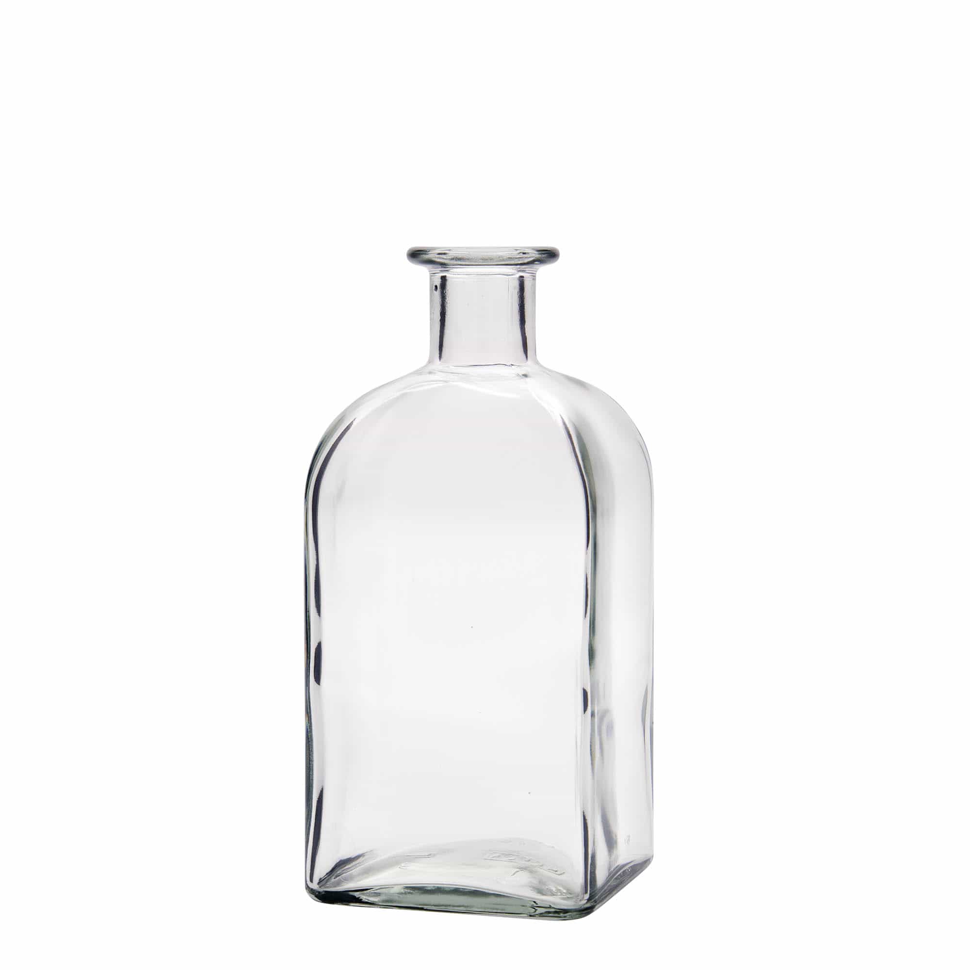 Shishe qelqi 500 ml Apotheker Carré, katrore, gojë: korek