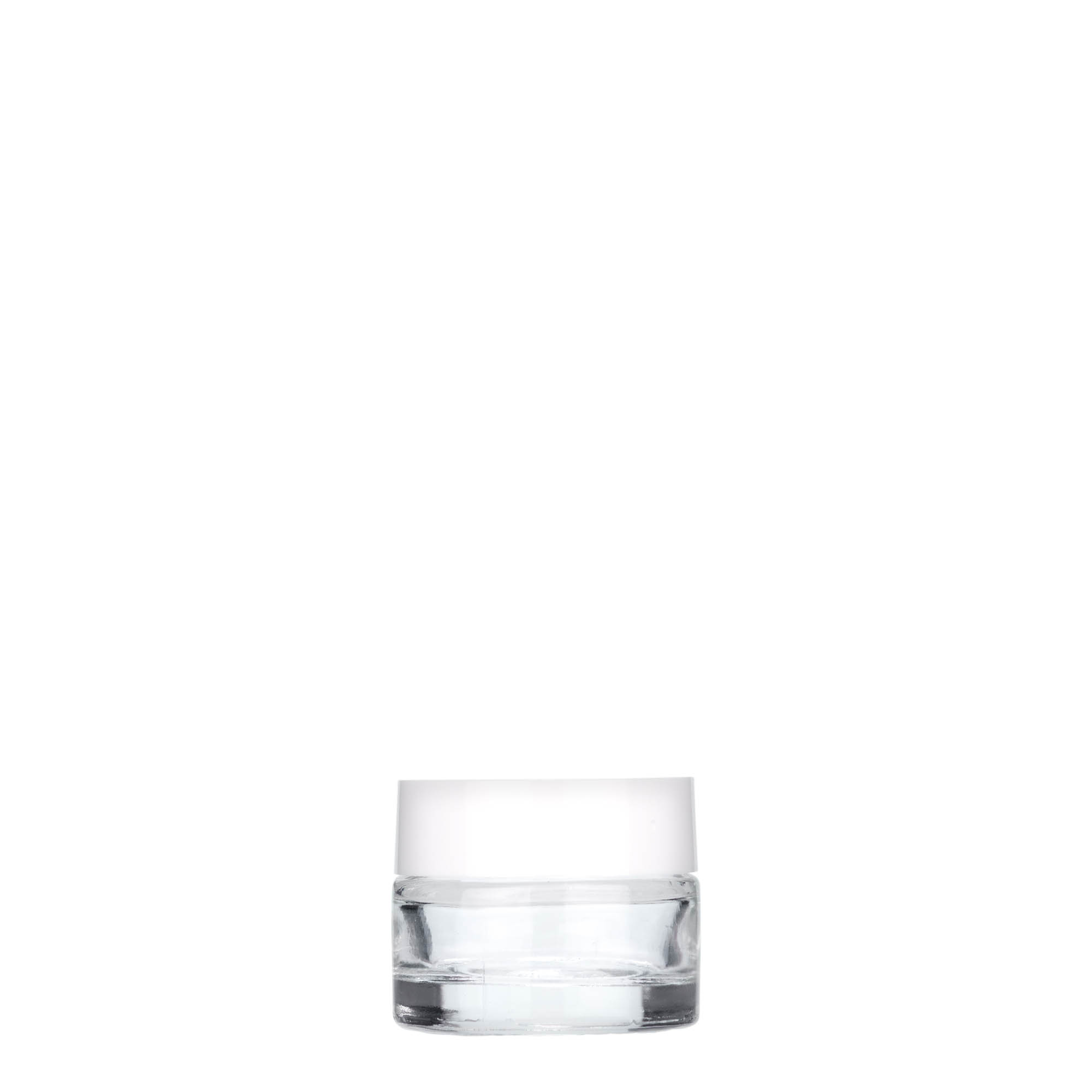 5 ml kavanoz 'Beauty', qelq, hapje: kapak me vida