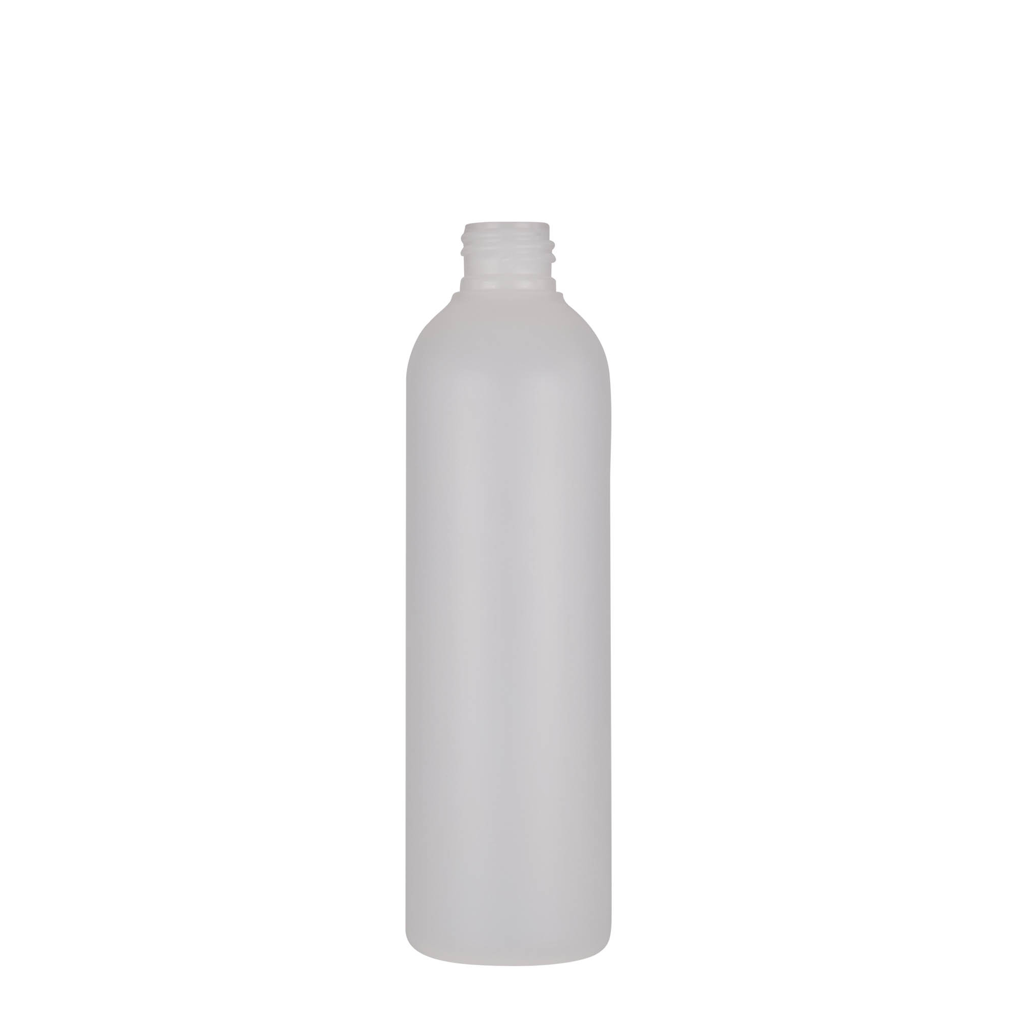 250 ml shishe plastike 'Tuffy', HDPE, natyrale, hapje: 24/410