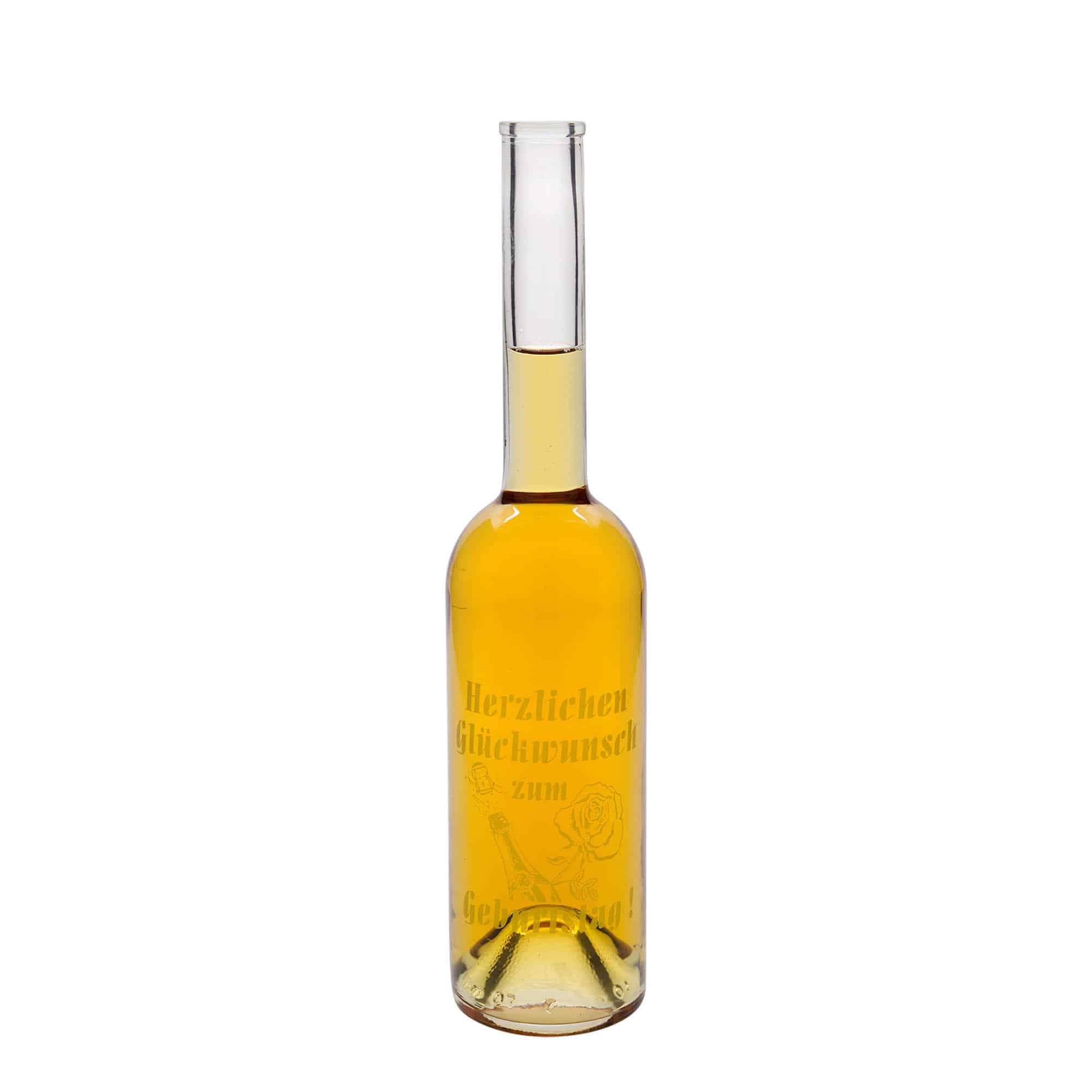 Shishe qelqi 500 ml 'Opera', motiv: Molla, gojë: Kork