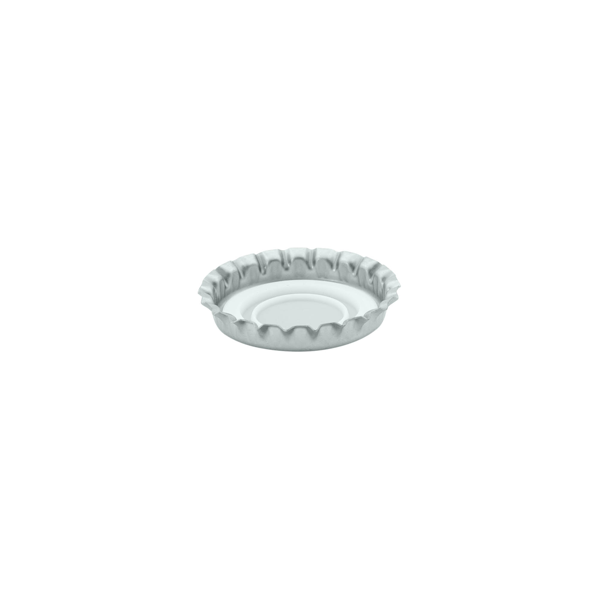 Kapak shishe 29 mm, metal, argjend Kapak shishe 29 mm, metal, argjend