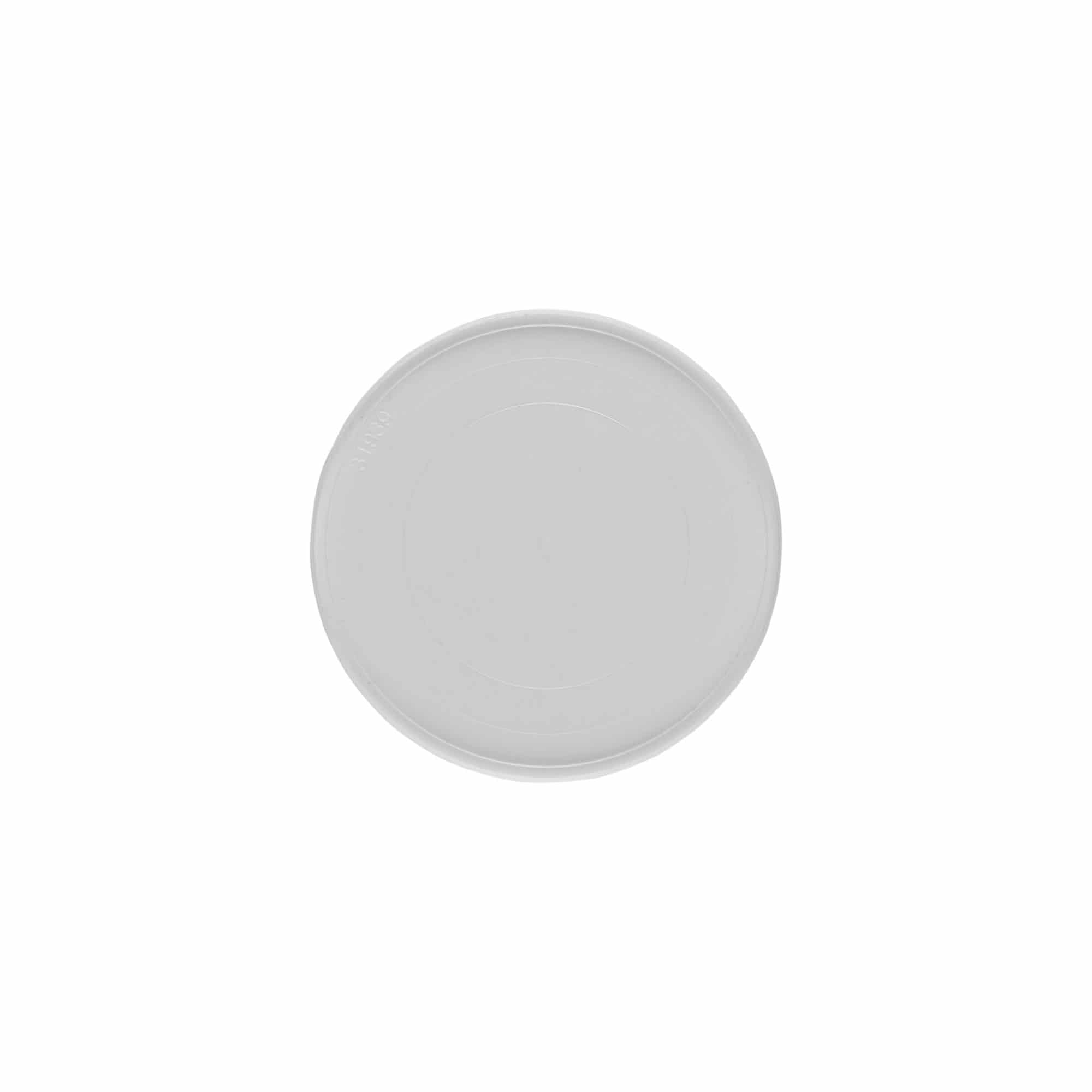 Pllakë mbuluese për 150 ml 'Bianca', plastikë PP, e bardhë