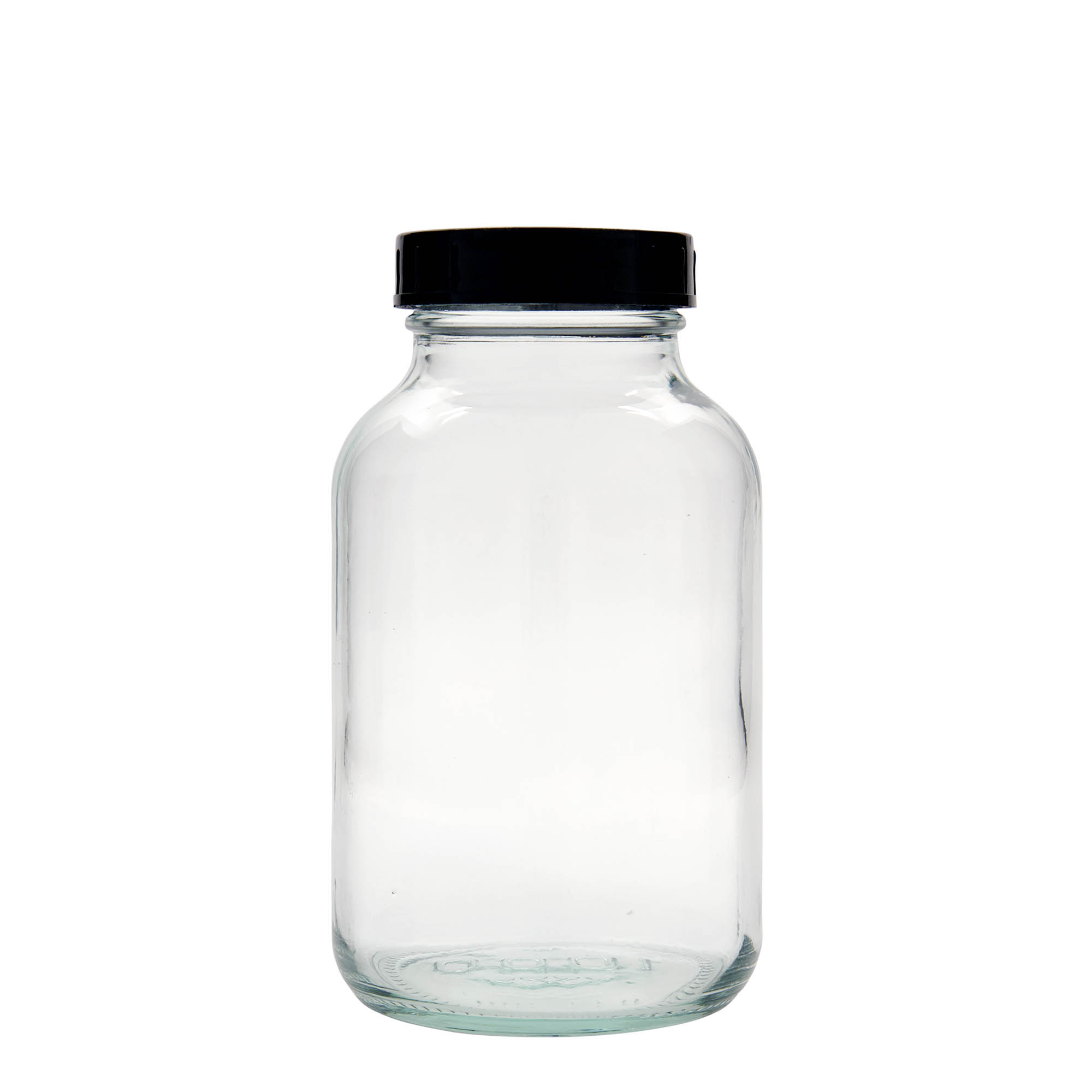 1.000 ml gotë me qafë të gjerë, hapje: DIN 68 1.000 ml gotë me qafë të gjerë, hapje: DIN 68