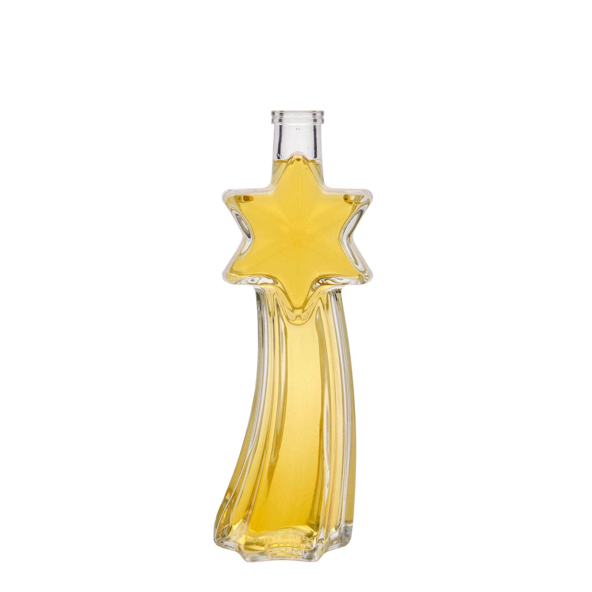 200 ml shishe qelqi 'Rrufe ylli', hapja: korek 200 ml shishe qelqi 'Rrufe ylli', hapja: korek