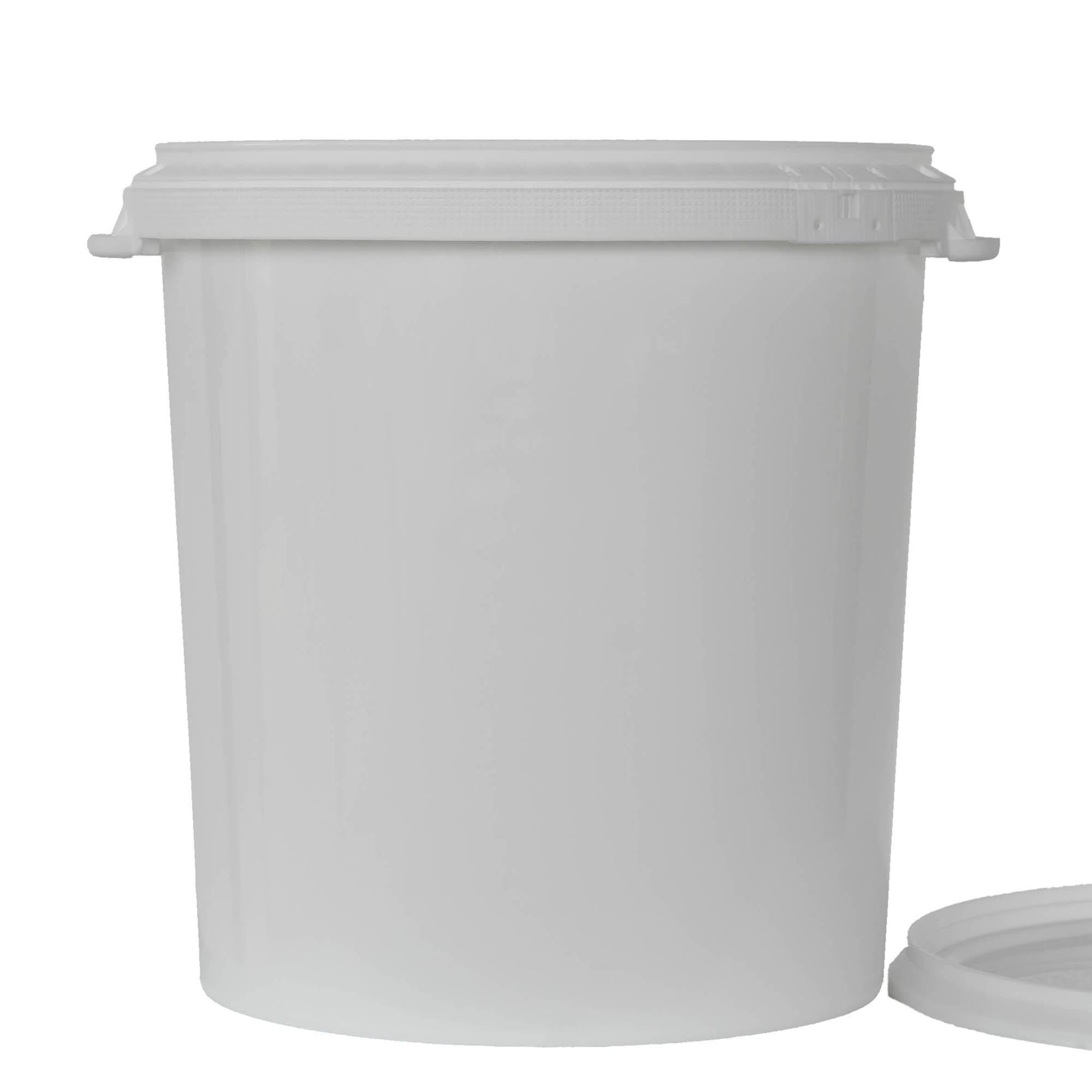 30 l kovë, plastikë PP, e bardhë