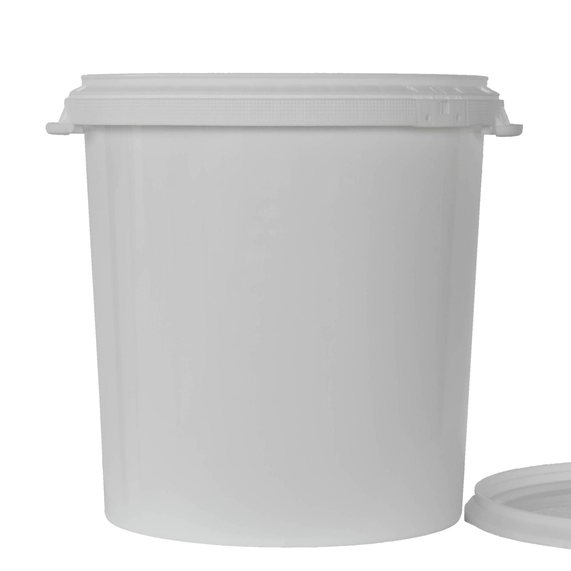 30 l kovë, plastikë PP, e bardhë
