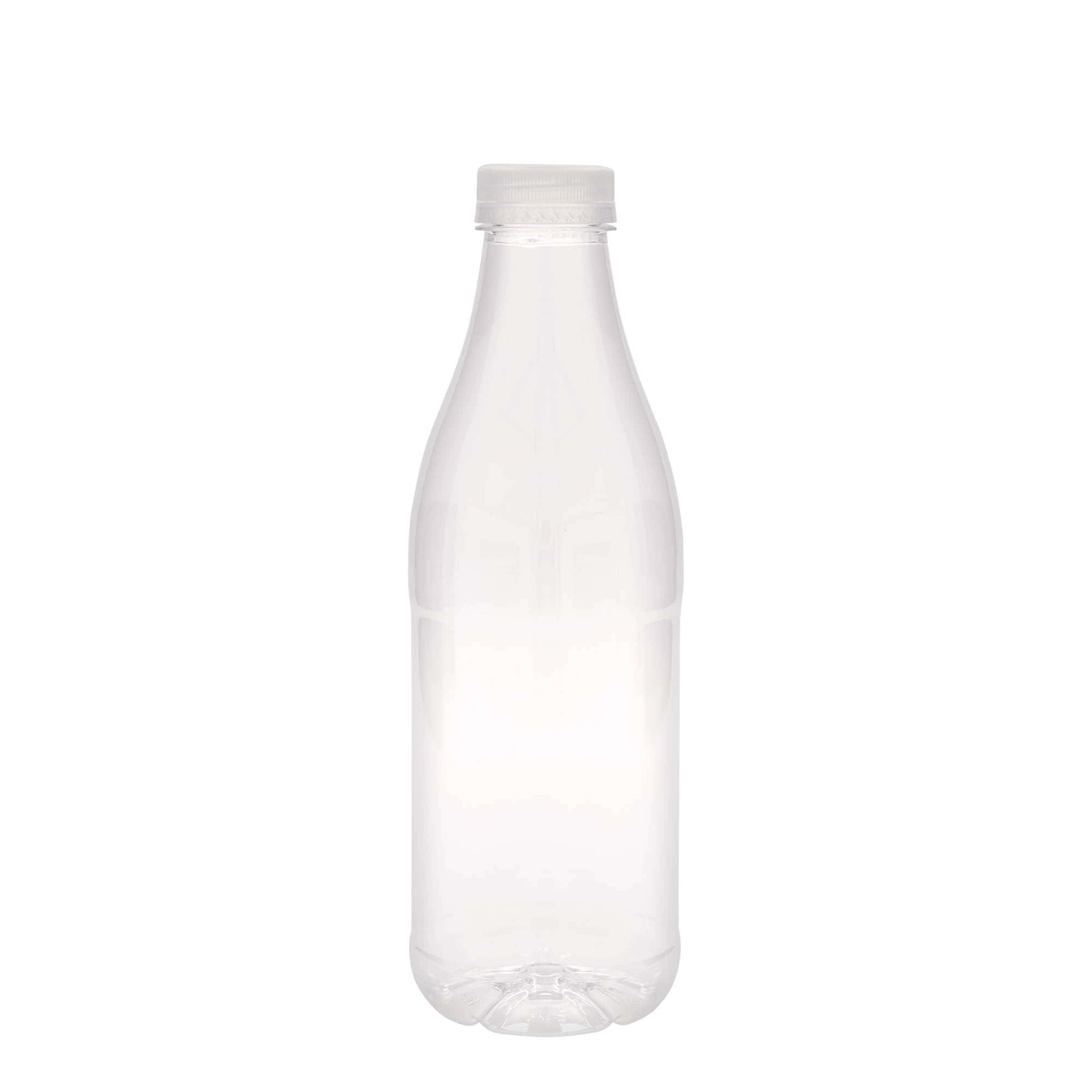 1.000 ml shishe PET 'Qumësht dhe Lëng', plastikë, hapje: 38 mm