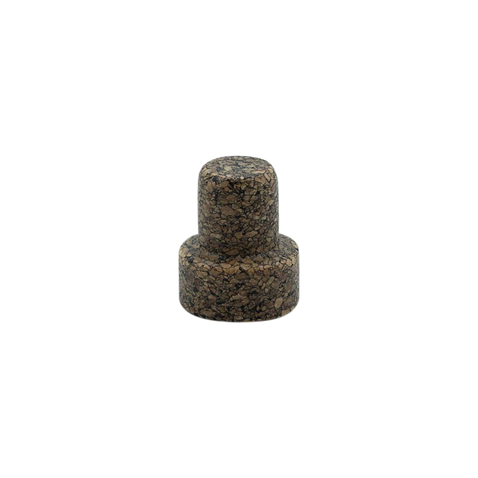 Kapak doreze 'Sharp' 19,5 mm, Corkcoal, për gojëzën: Korek
