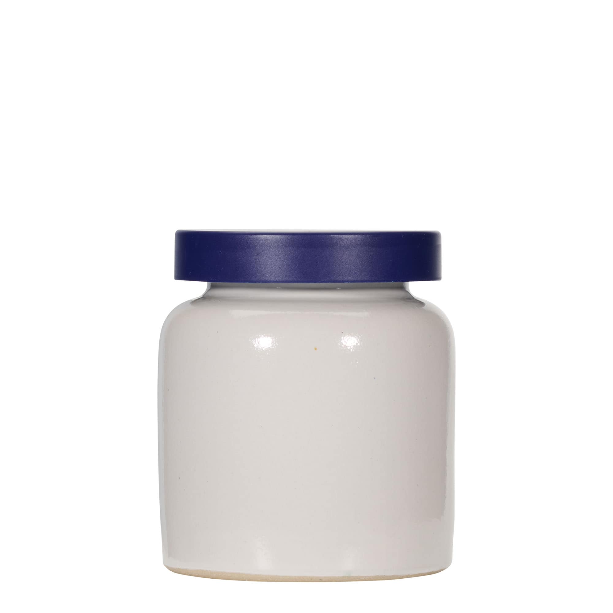 270 ml enë prej qeramike, e bardhë, goja: kapak i mbuluar