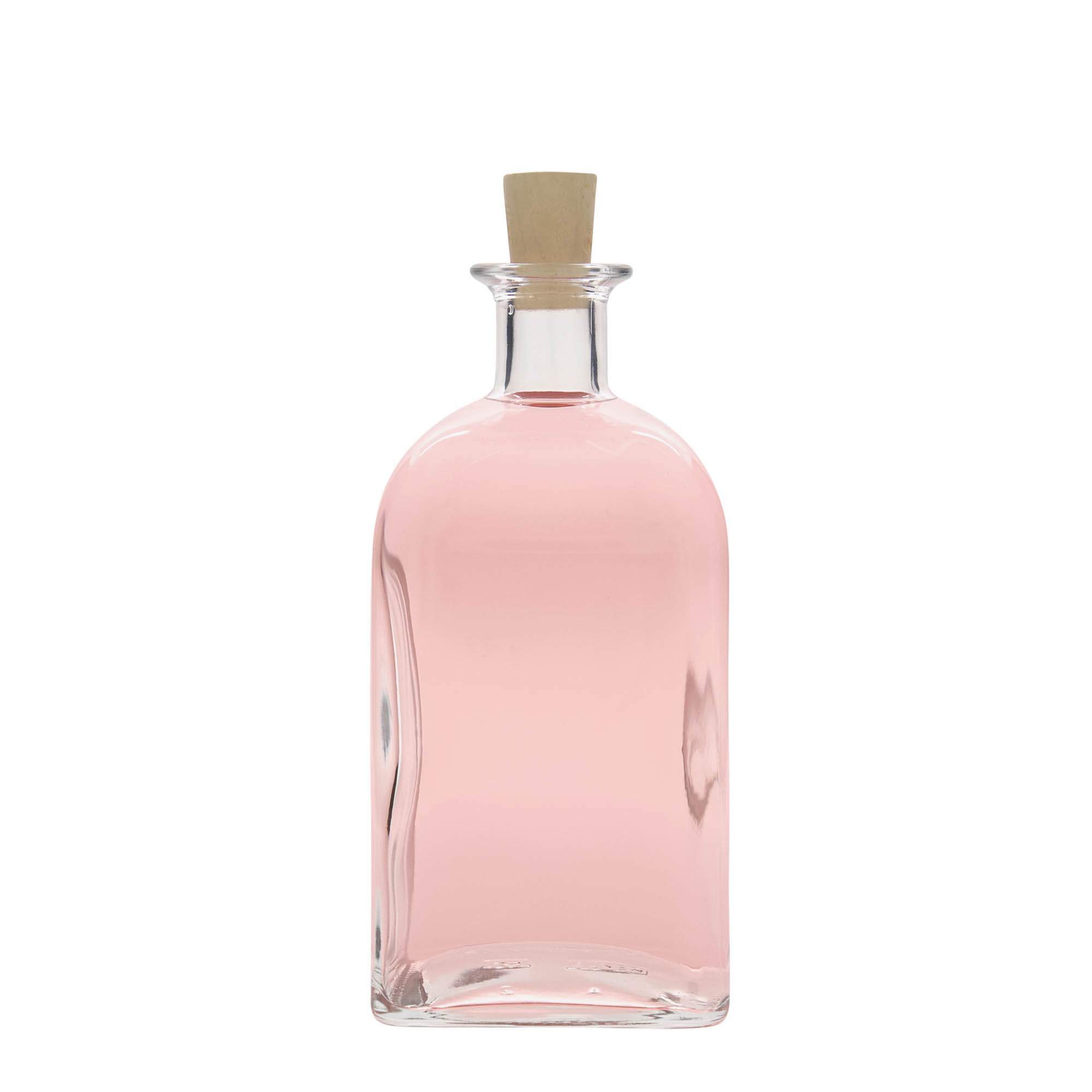Shishe qelqi 700 ml Apotheker Carré, katrore, gojë: kork Shishe qelqi 700 ml Apotheker Carré, katrore, gojë: kork