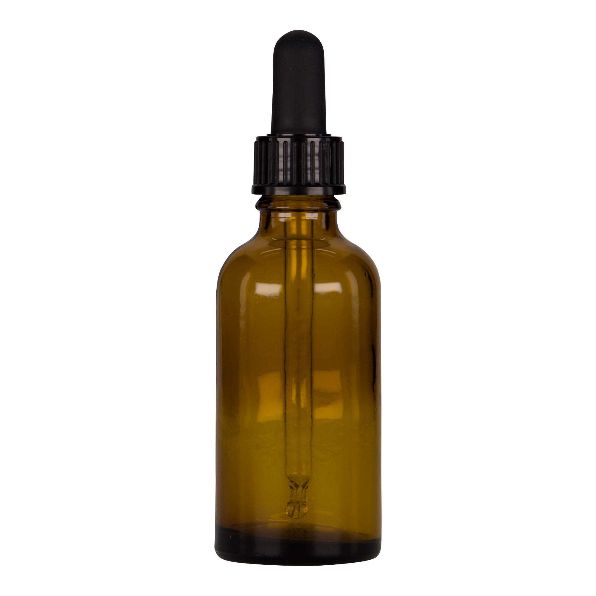 50 ml Shishe me pipetë, mjekësore, qelq, kafe-e zezë, gojë: DIN 18