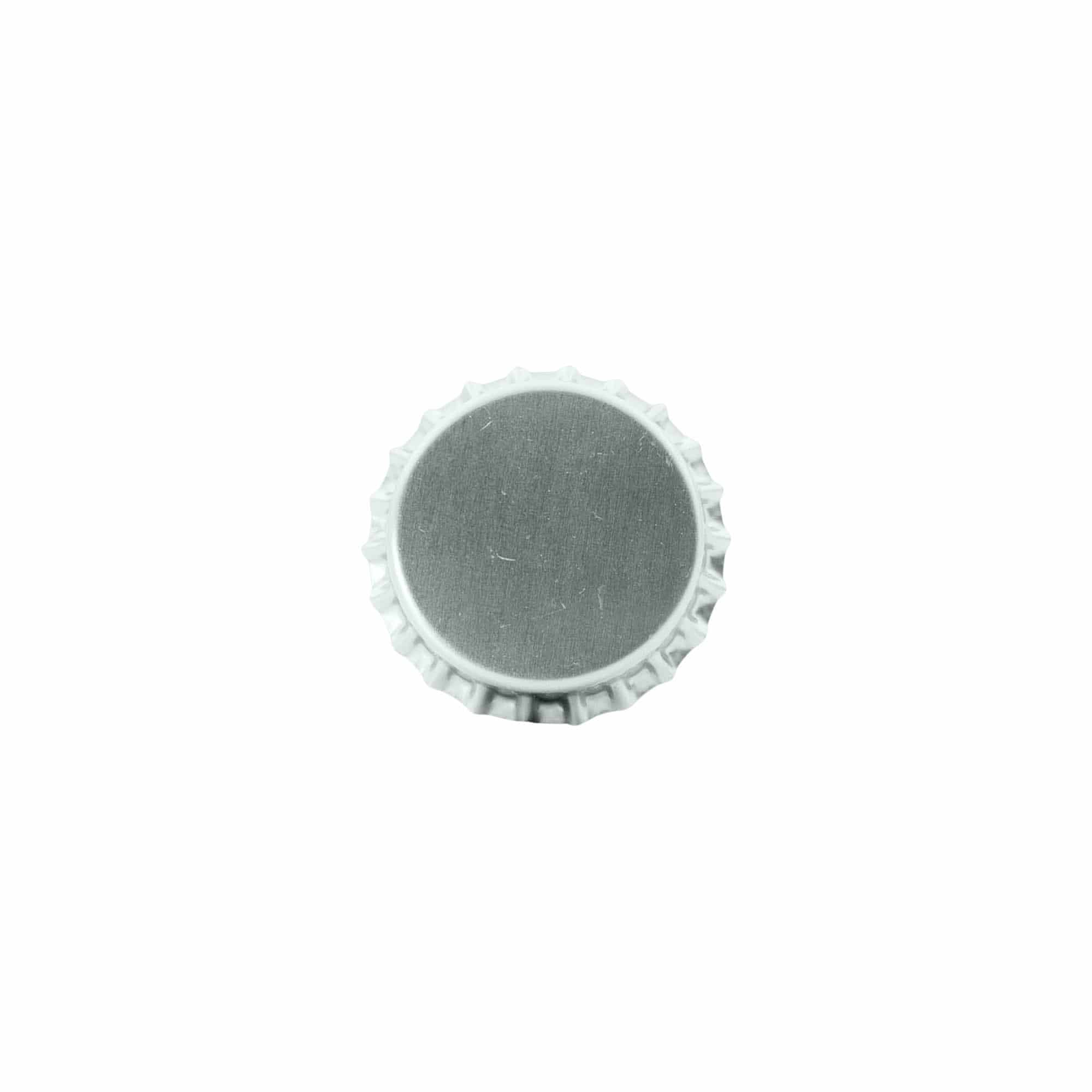 Kapak shishe 29 mm, metal, argjend Kapak shishe 29 mm, metal, argjend