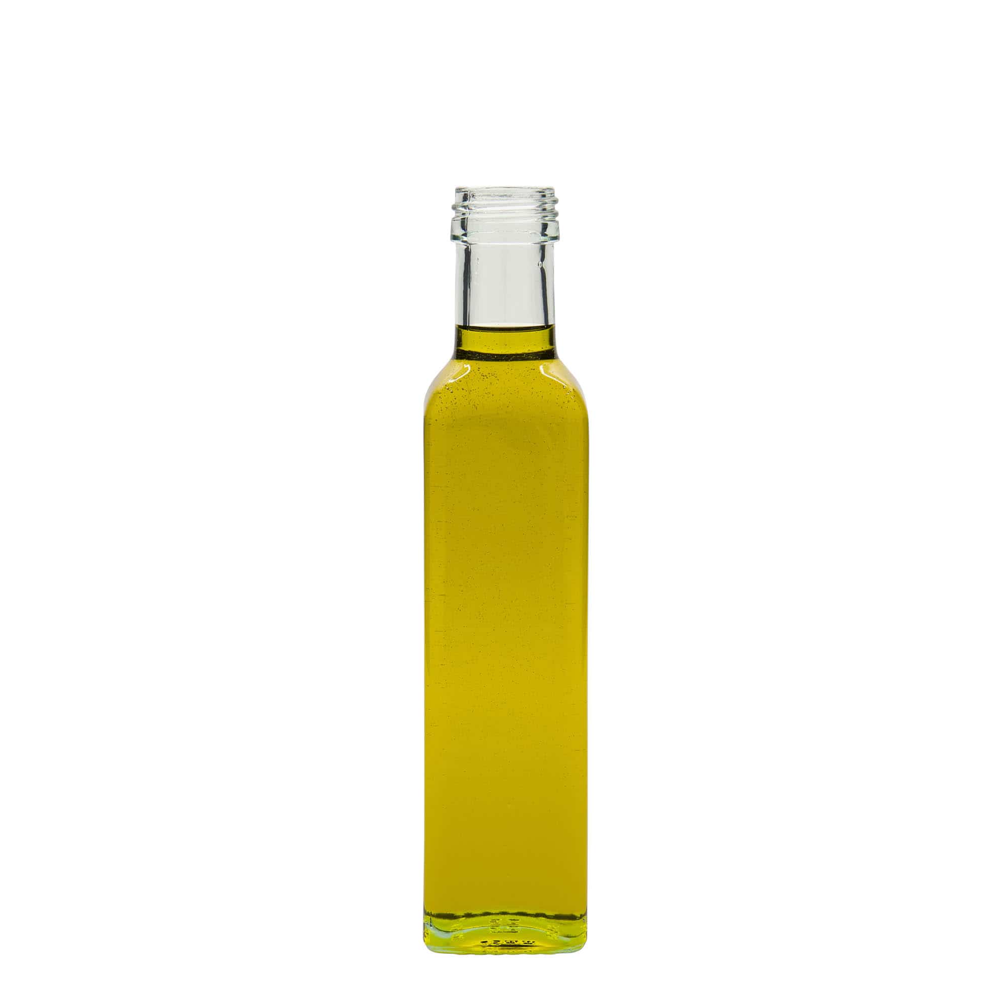 250 ml shishe qelqi 'Marasca', katrore, gojë: PP 31,5