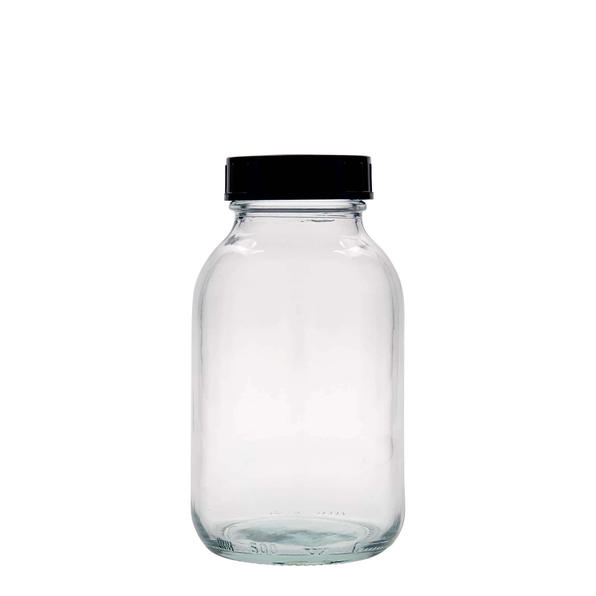 500 ml gotë me qafë të gjerë, hapja: DIN 55