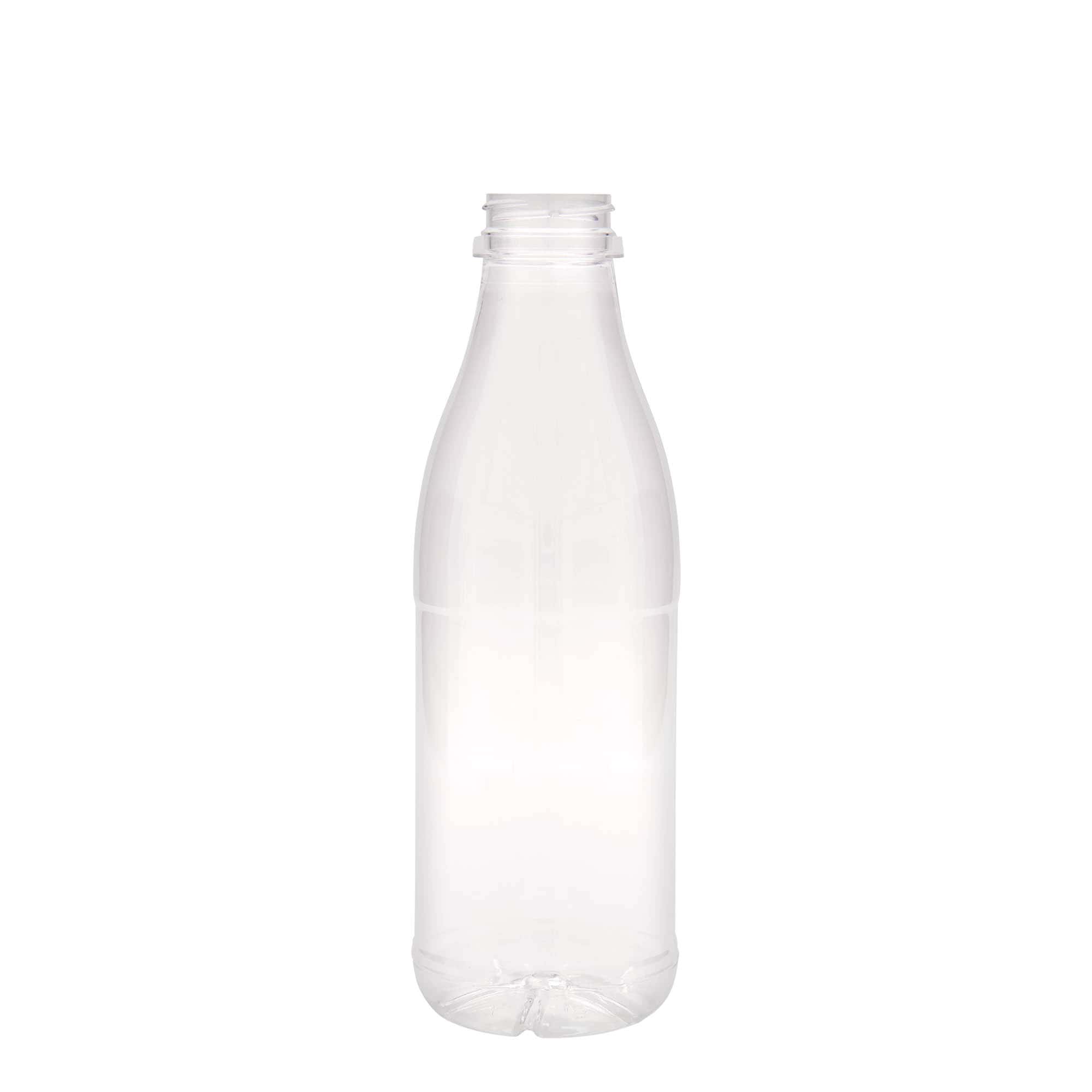 750 ml shishe PET 'Qumësht dhe Lëng', plastikë, hapja: 38 mm