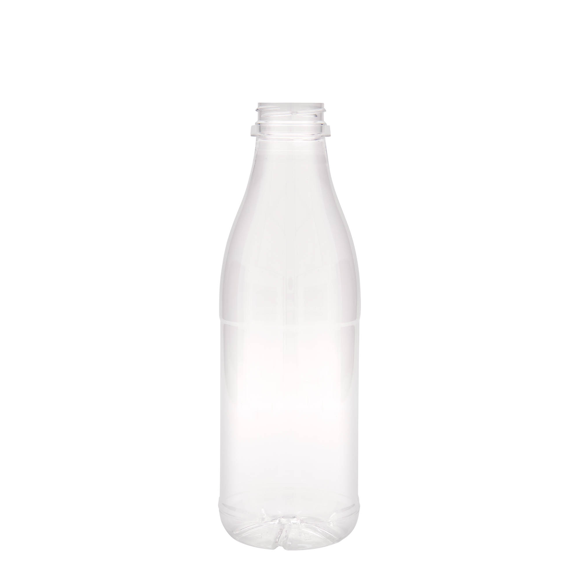 750 ml shishe PET 'Qumësht dhe Lëng', plastikë, hapja: 38 mm