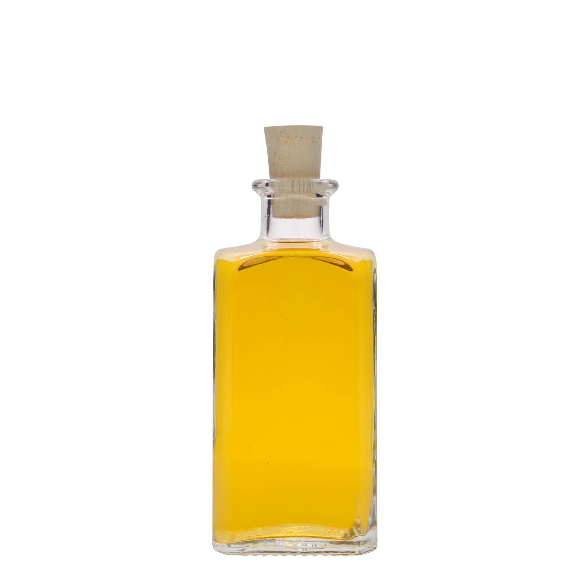 Shishe qelqi 250 ml Apotheker Carré, katrore, gojë: korek Shishe qelqi 250 ml Apotheker Carré, katrore, gojë: korek
