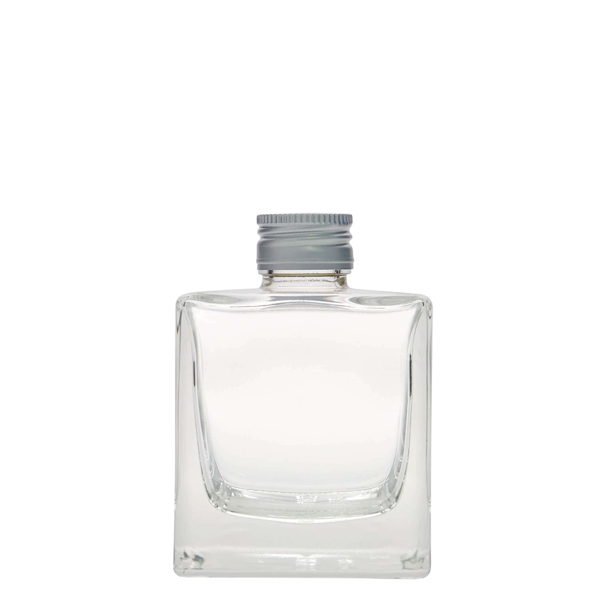 200 ml shishe qelqi 'Cube', katrore, gojë: PP 28