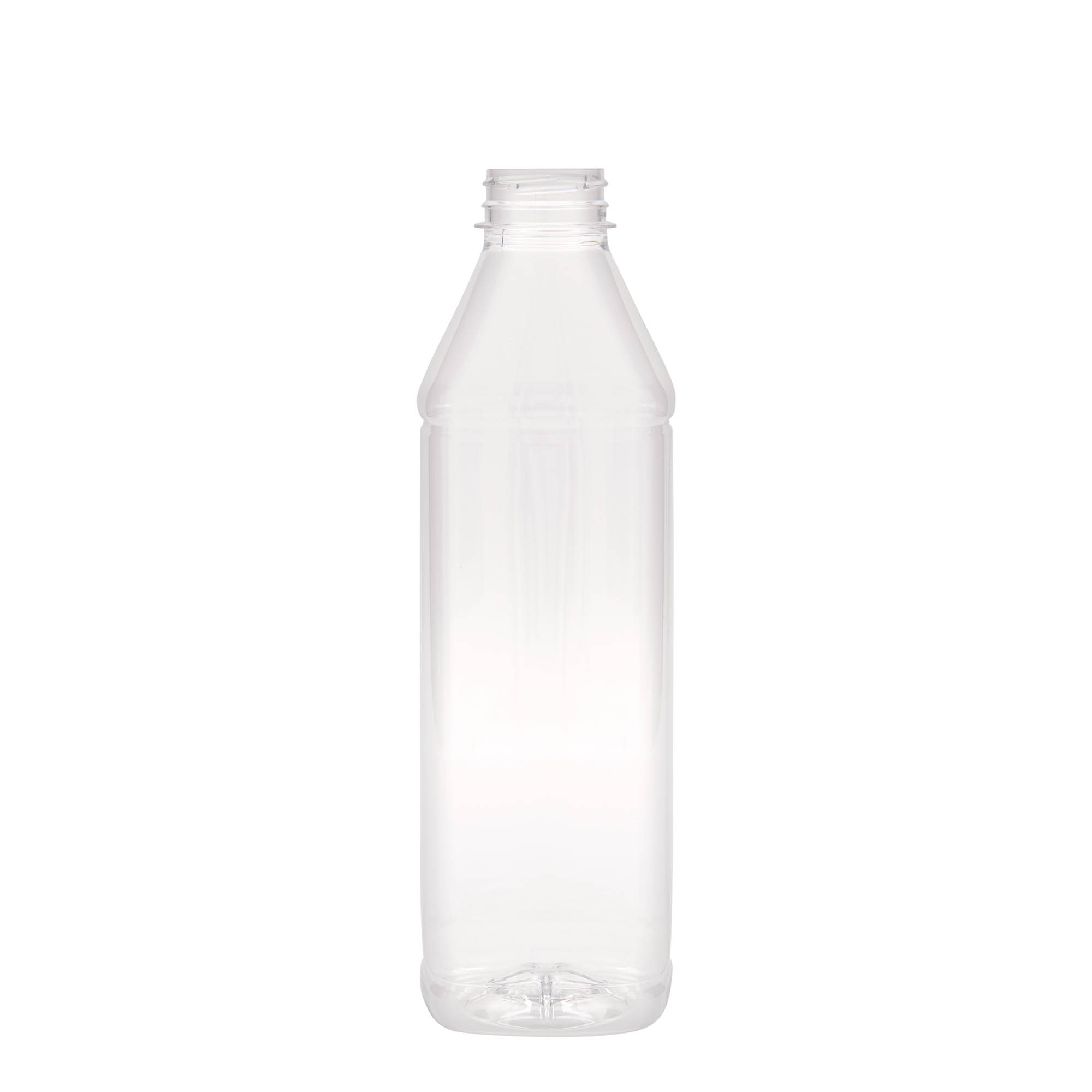 1.000 ml shishe PET 'Milk and Juice Carré', katrore, prej plastike, hapje: 38 mm 1.000 ml shishe PET 'Milk and Juice Carré', katrore, prej plastike, hapje: 38 mm