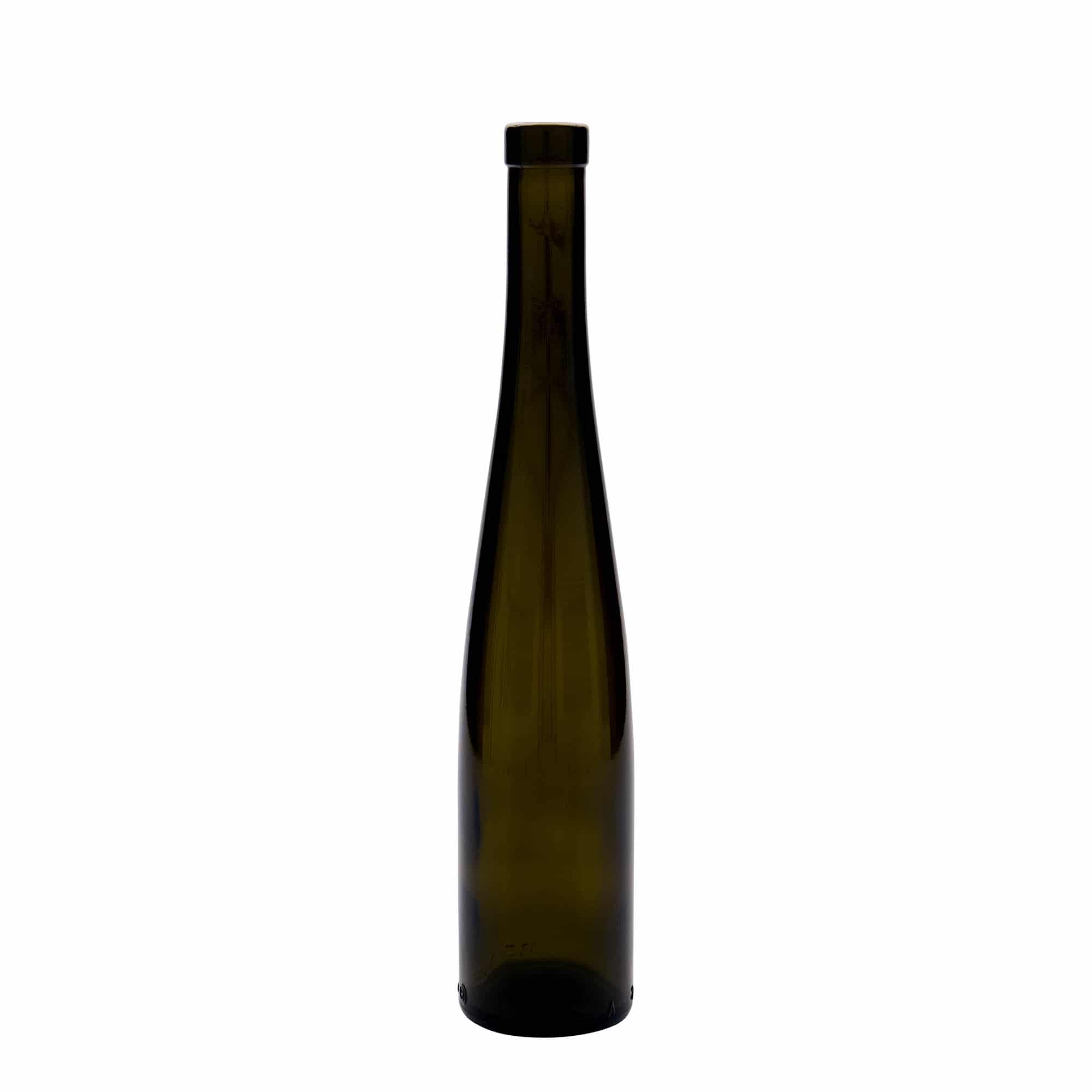 Shishe qelqi 375 ml 'Weinschlegel', jeshile antike, gojë: kork