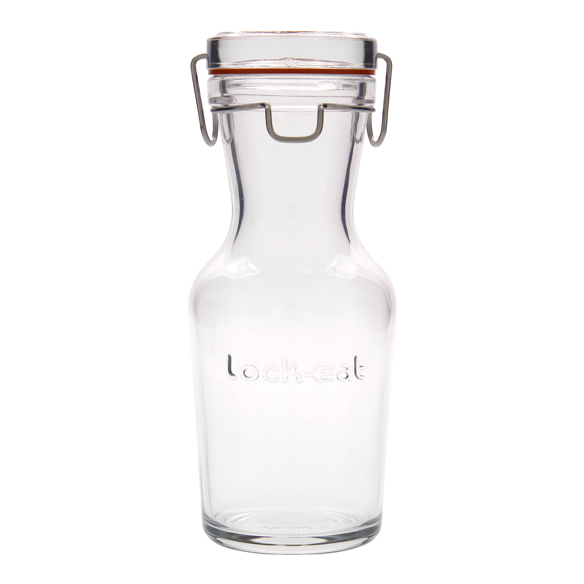 500 ml karafë qelqi 'Lock-Eat', hapja: mbyllje me kapëse teli