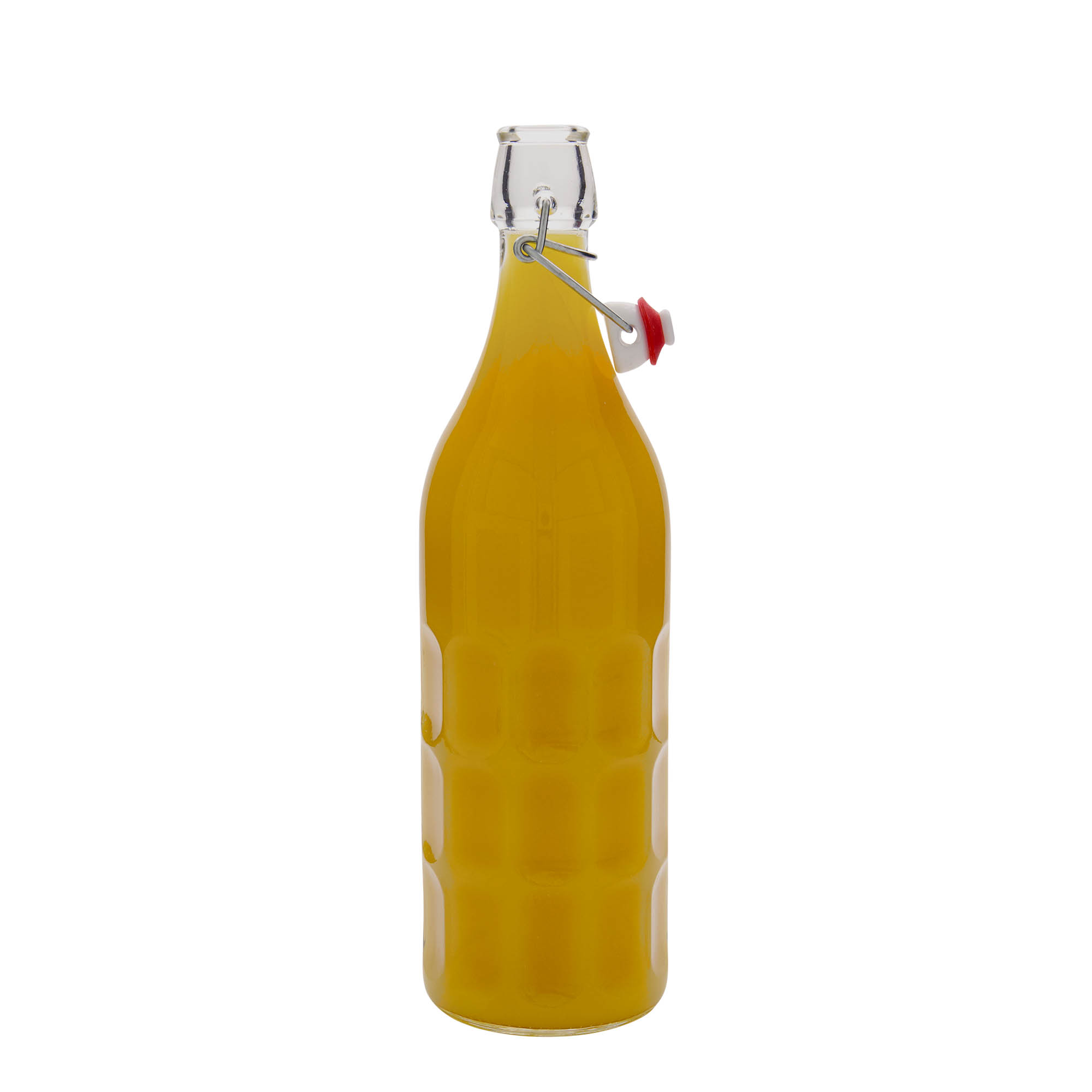 1.000 ml shishe qelqi Moresca, gojë: mbyllje me kapëse